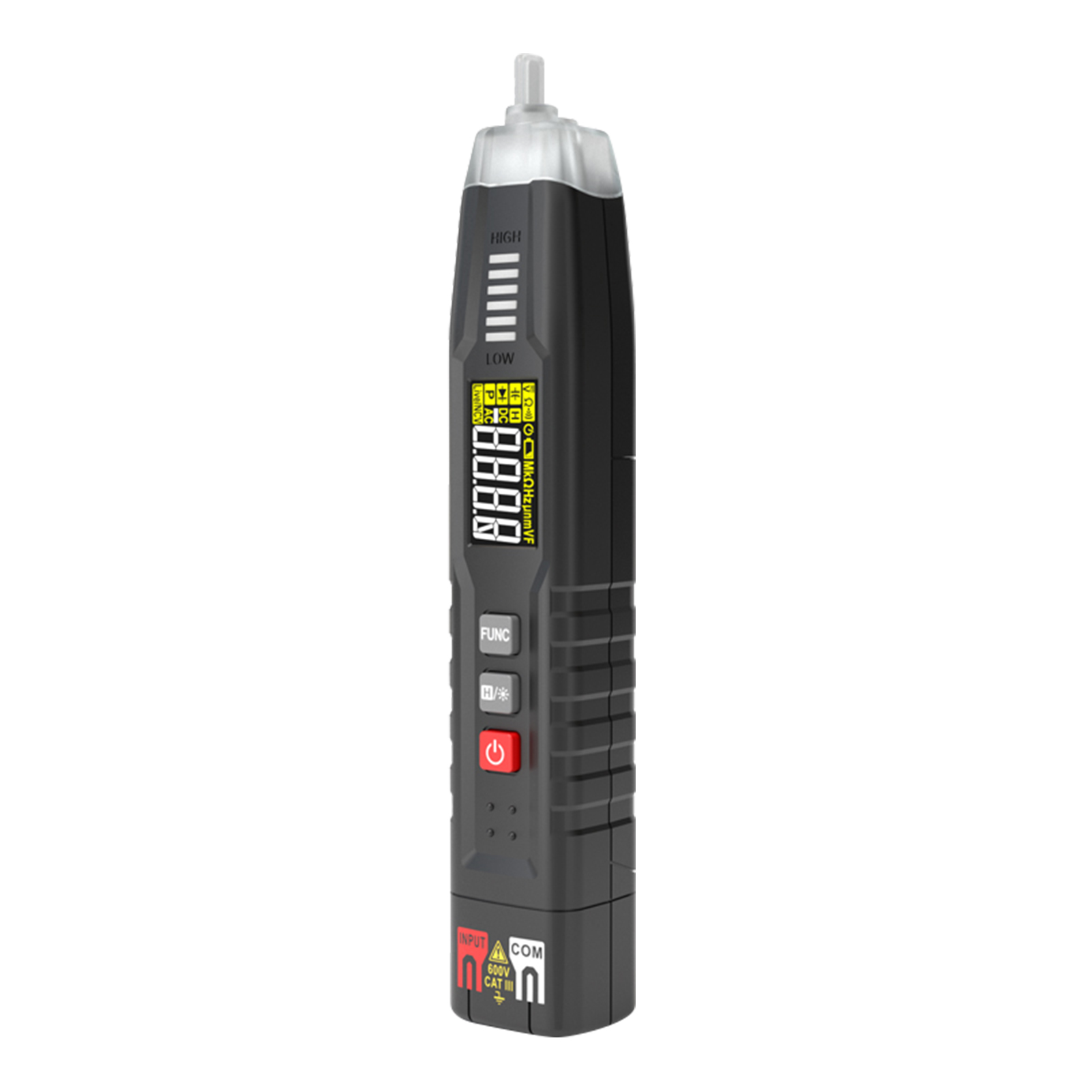 Habotest Ht122 Tragbares Smart-brush-multimeter, True-rms-messgerät, Lcd-display, 4000 Zähler, Ncv-tester, Voltmeter, Gleich-/wechselspannungsmessung, Widerstandsmessung, Kapazitätsmessung, Frequenzer