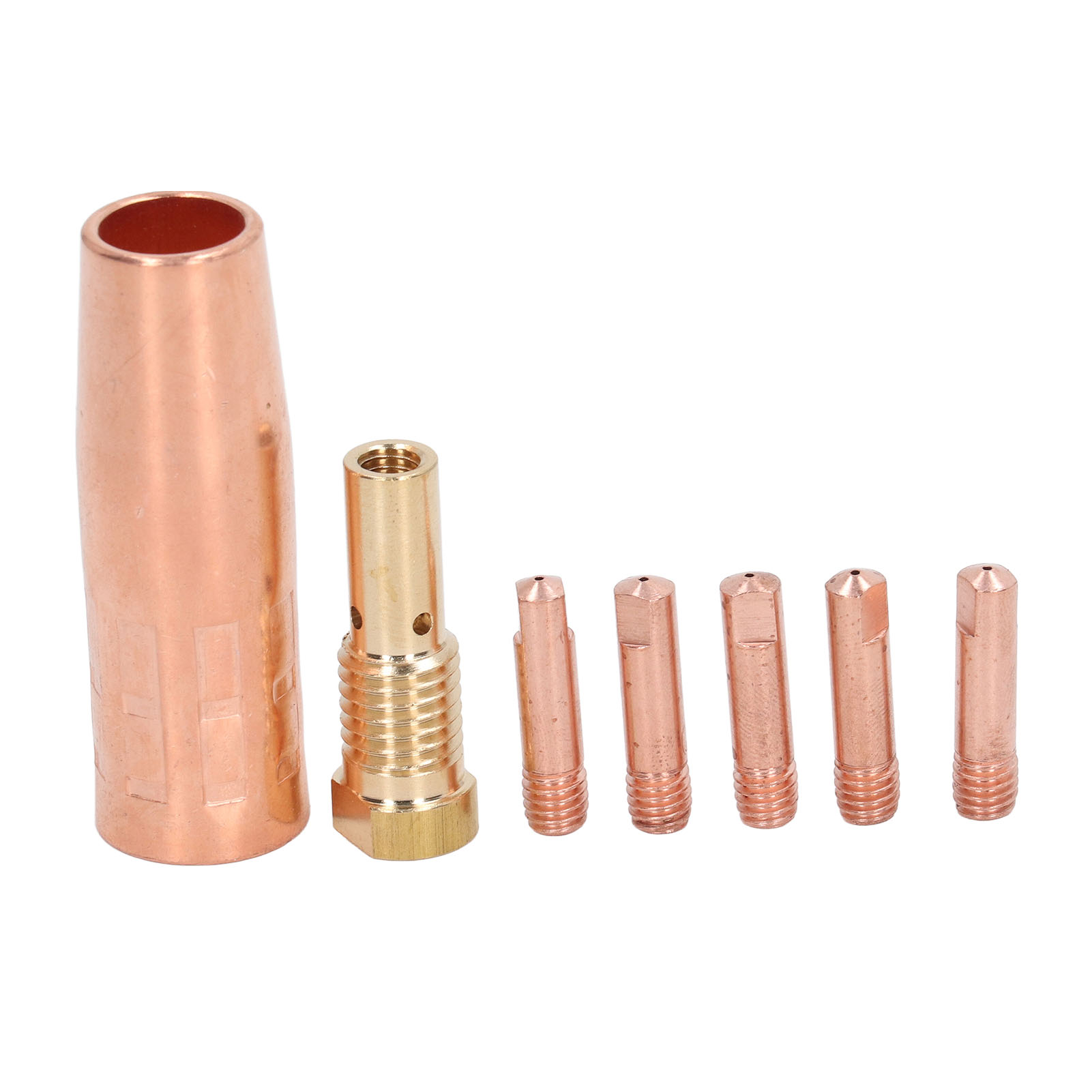 Kontaktdüsen-set Und Gaslose Düse Mit 0,8 Mm (0,031 Zoll) Messing-flussmittelspule Für Century Fc90 80gl Forney Ti Easy Flux Mig-schweißgerät