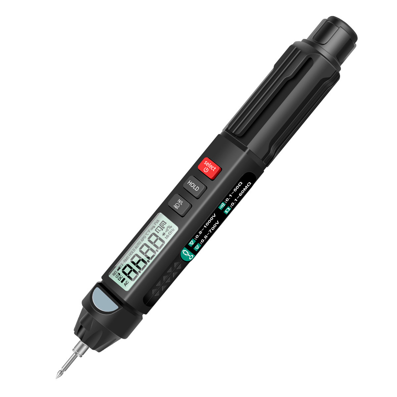 Aneng A3007 Zangenmultimeter, 6000 Counts, Digitalmultimeter-tester Mit Hintergrundbeleuchtetem Lcd-bildschirm, Taschenlampe, Ncv-auto-off Für Spannung, Strom, Widerstand, Kapazität, Dioden Und Durchg