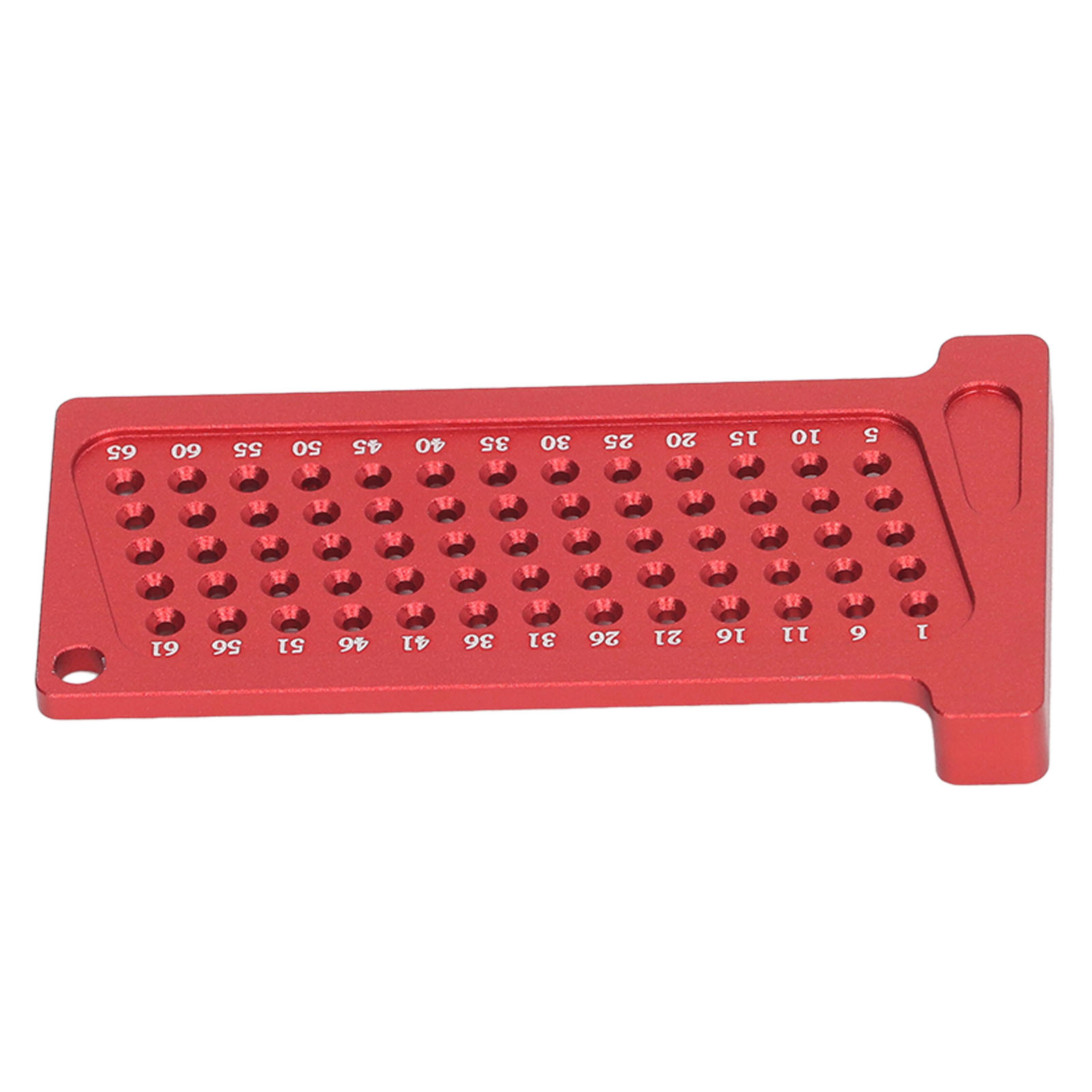 Tragbare 65-mm-holzbohrlehre Aus Roter Aluminiumlegierung Für Heimwerker