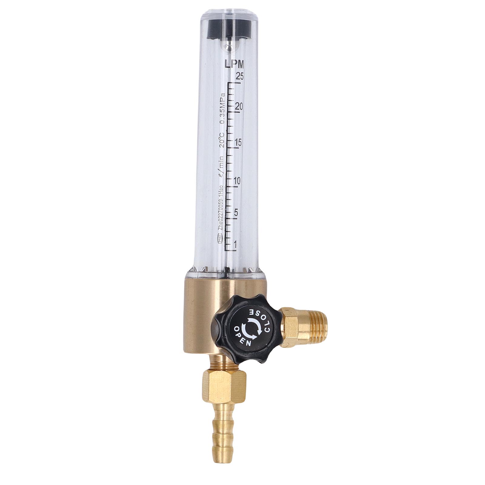 Gasdurchflussmesser Mit Npt1/4-18-kegelgewinde Und Präzisem Schwimmerregler, 1-25 L, Für Industrielle Anwendungen