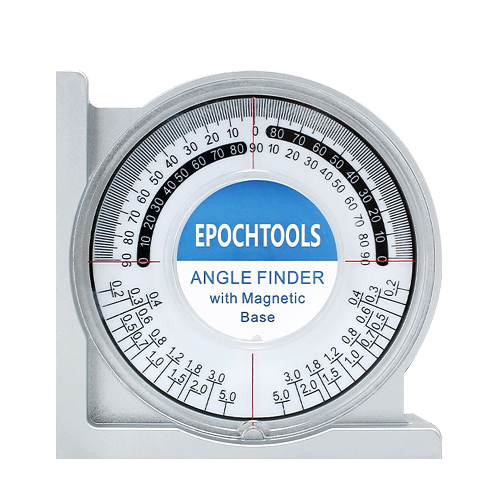 Magnetischer Winkelmarker, Mini-neigungsmesser, Messwerkzeug, Winkelmesser, Doppelseitige Wasserwaage Mit Vergleichstabelle