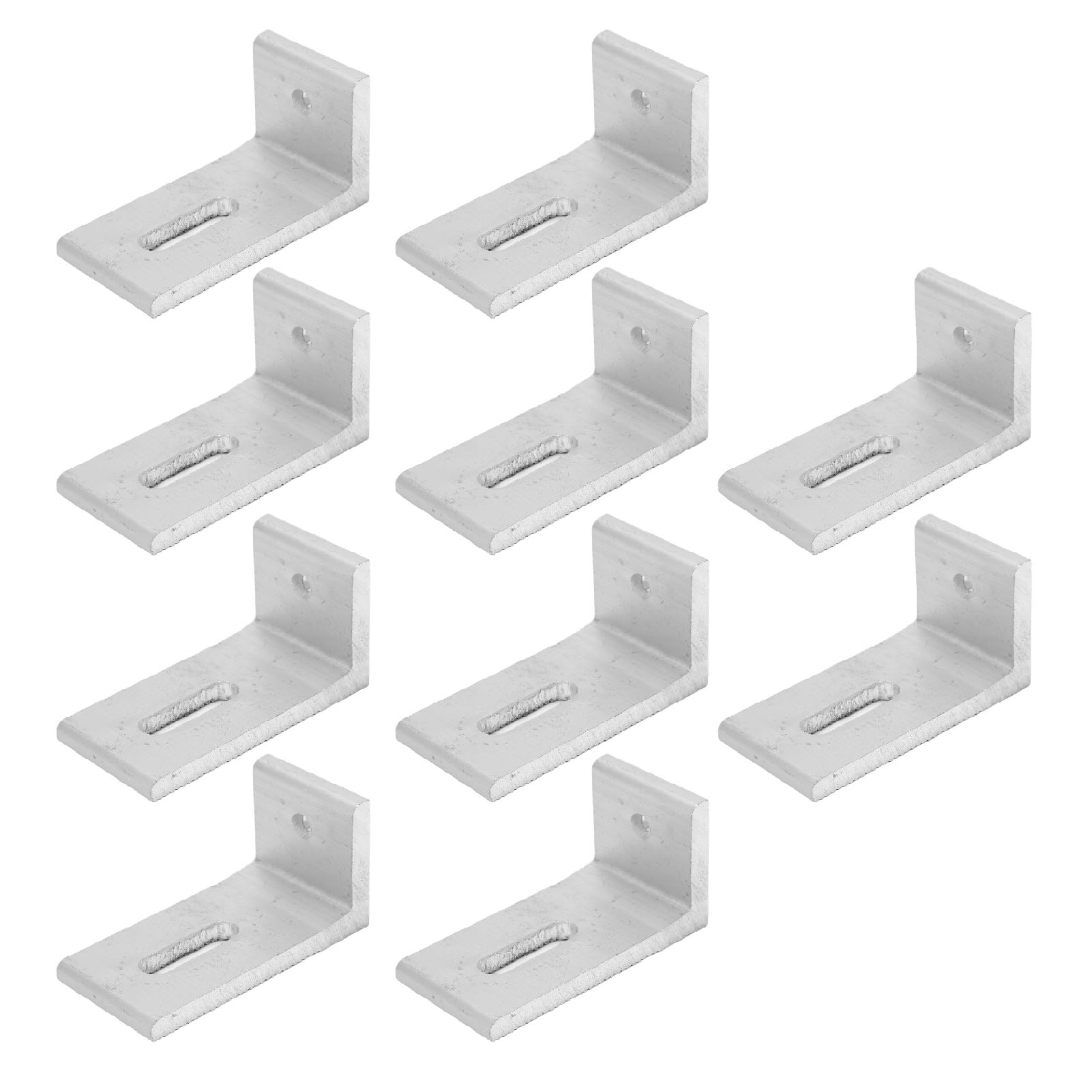 Packung Mit 10 L-förmigen Solarhalterungen Aus Aluminiumlegierung Für Photovoltaik-dachanlagen