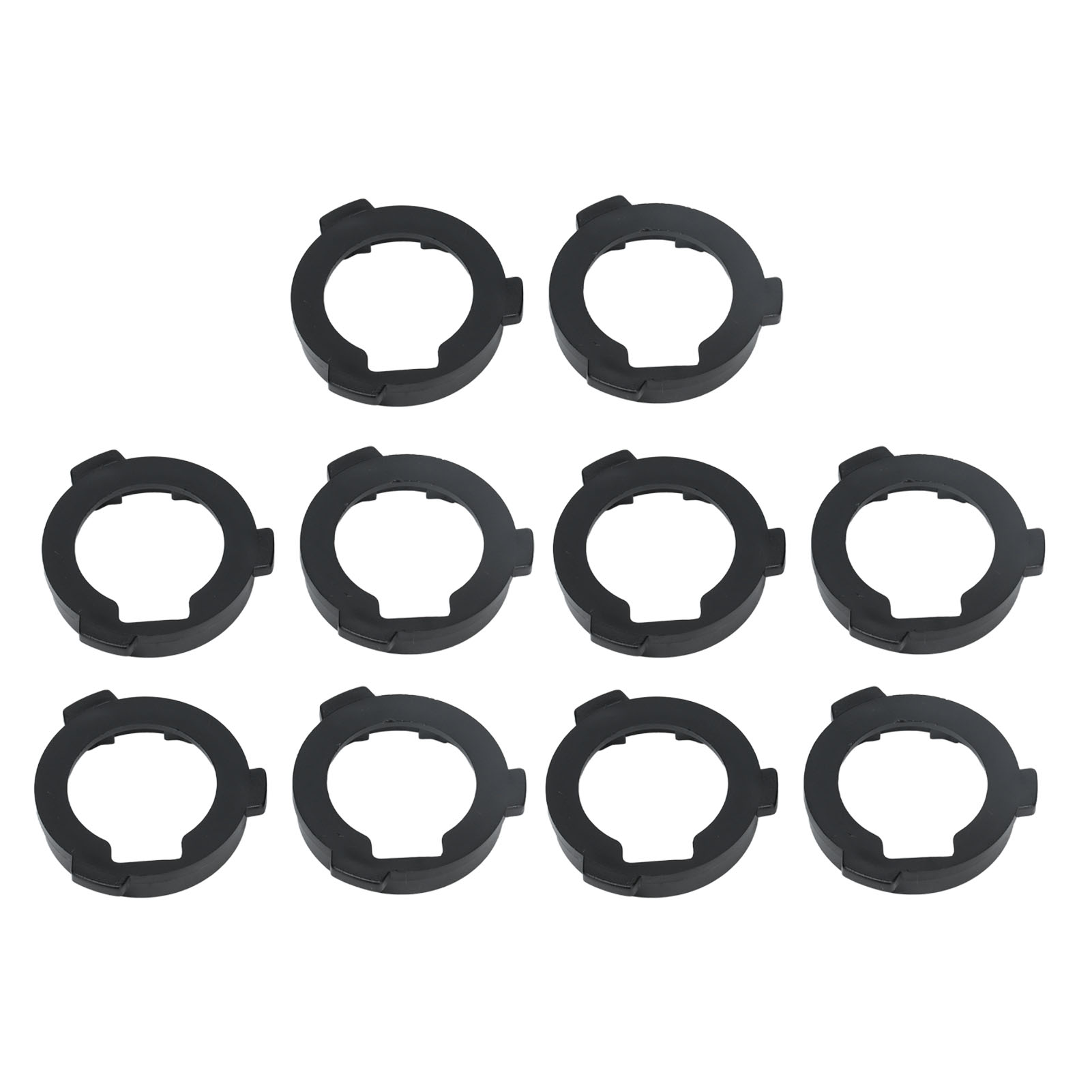 10 Stück Abs-led-scheinwerferlampenfassungen, Korrosionsbeständig, Robust, Langlebig, Einfache Installation, Scheinwerfersockeladapter Für Tk108 H7 12v 100w Ip68