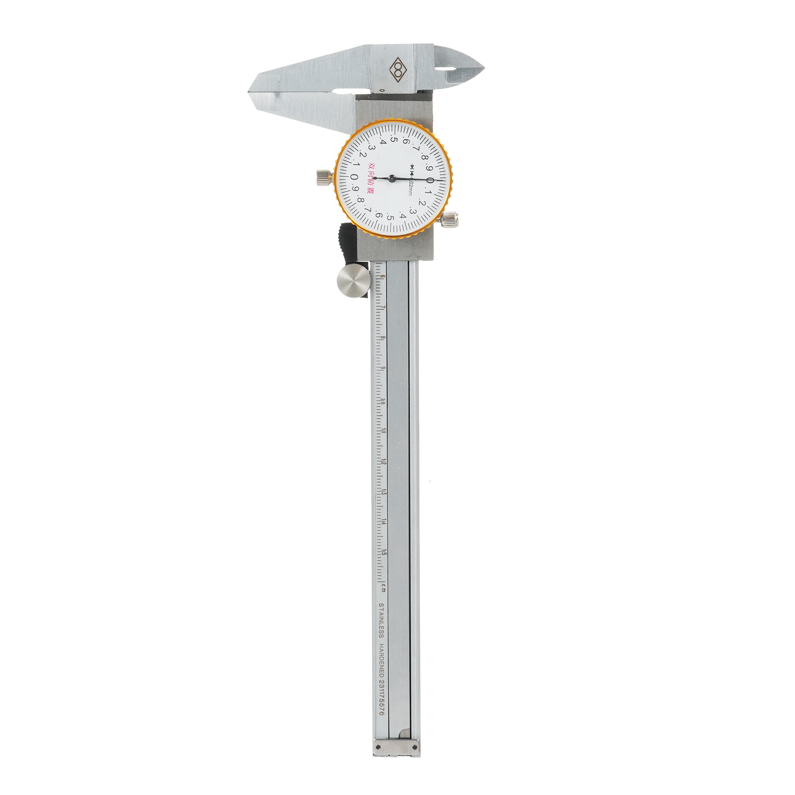 Hochpräziser Industrieller Messschieber Aus Edelstahl, 0–150 Mm, 0,02 Mm, Stoßfest, Metrisches Messwerkzeug