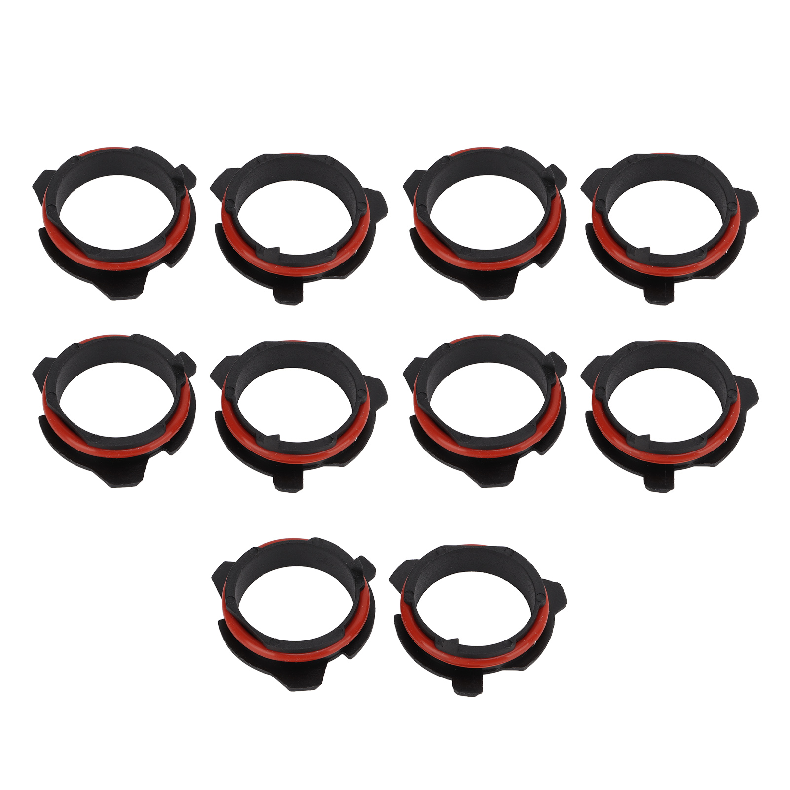 Packung Mit 10 Abs-scheinwerferlampenfassungen, Einfach Zu Installieren, Korrosionsbeständig, Robust, Langlebiger Scheinwerfersockeladapter Für Tk 125 Led 12v Ip68