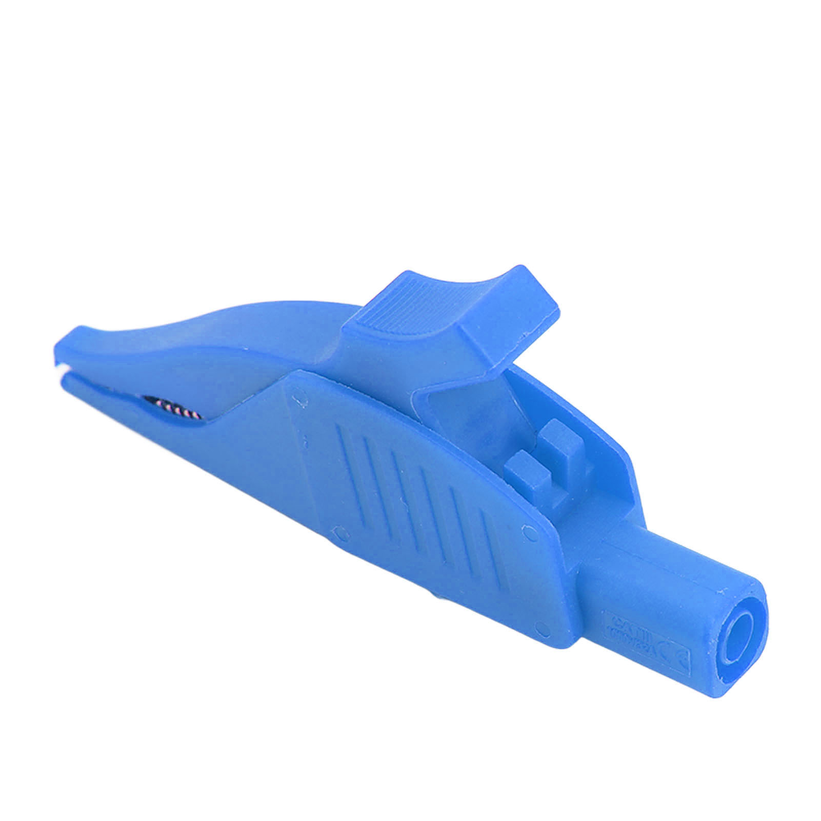 Isolierte Elektrische Messingklemme Mit Pa-abdeckung Und 4-mm-sicherheitsspitze Für 32-a-/1000-v-autobatterien, Blau