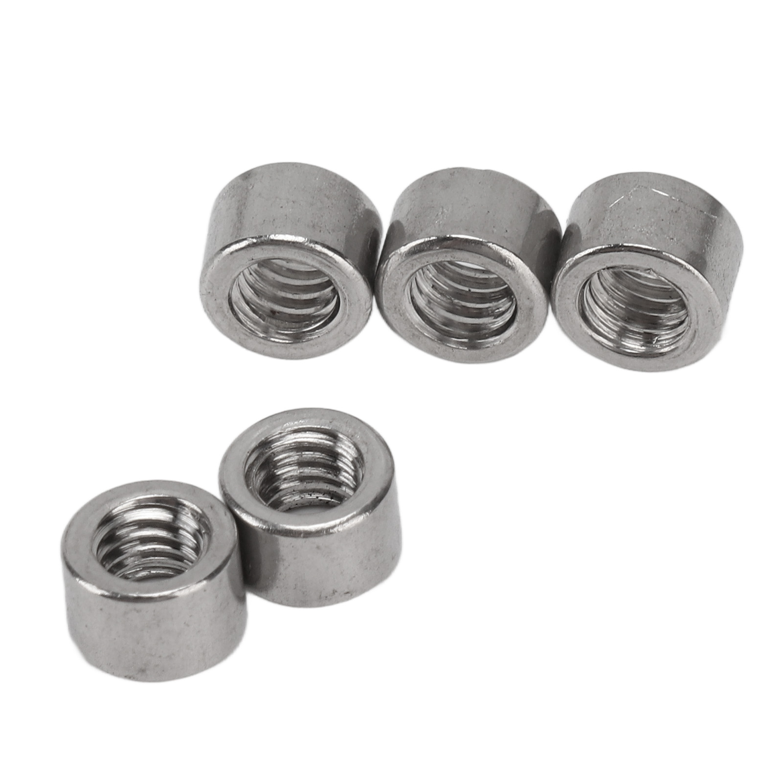 Packung Mit 50 Runden Verbindungsmuttern M4x0,7, 4 Mm Länge, Aus Edelstahl 304 Für Wartungszwecke