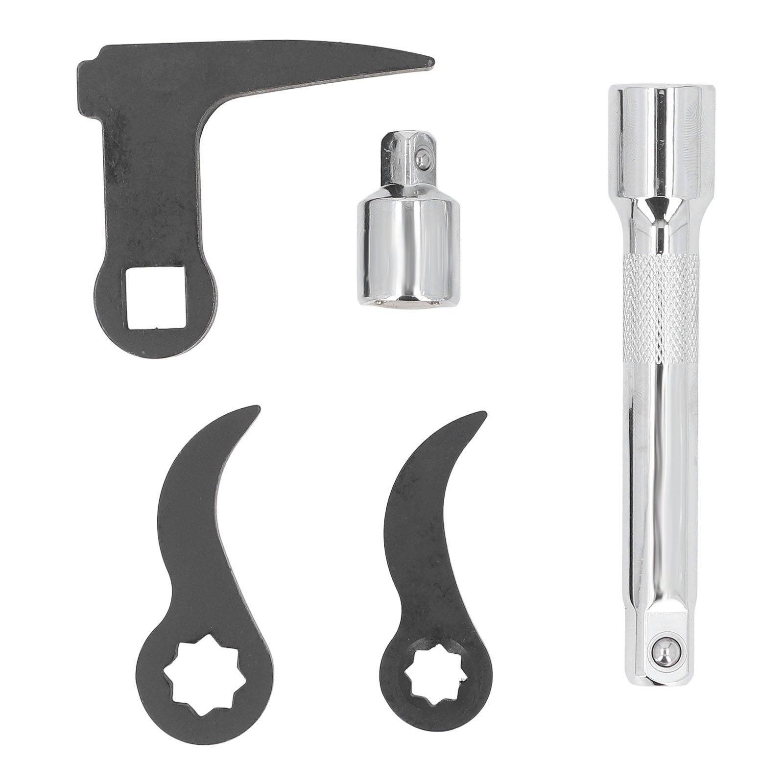 Adapterköpfe Für 1/2"- Und 3/8"-stern- Und 1/2"-vierkantantrieb-l-förmige Brechstangen Mit Verlängerung, Nabenentfernungswerkzeuge Zum Heben Und Hebeln