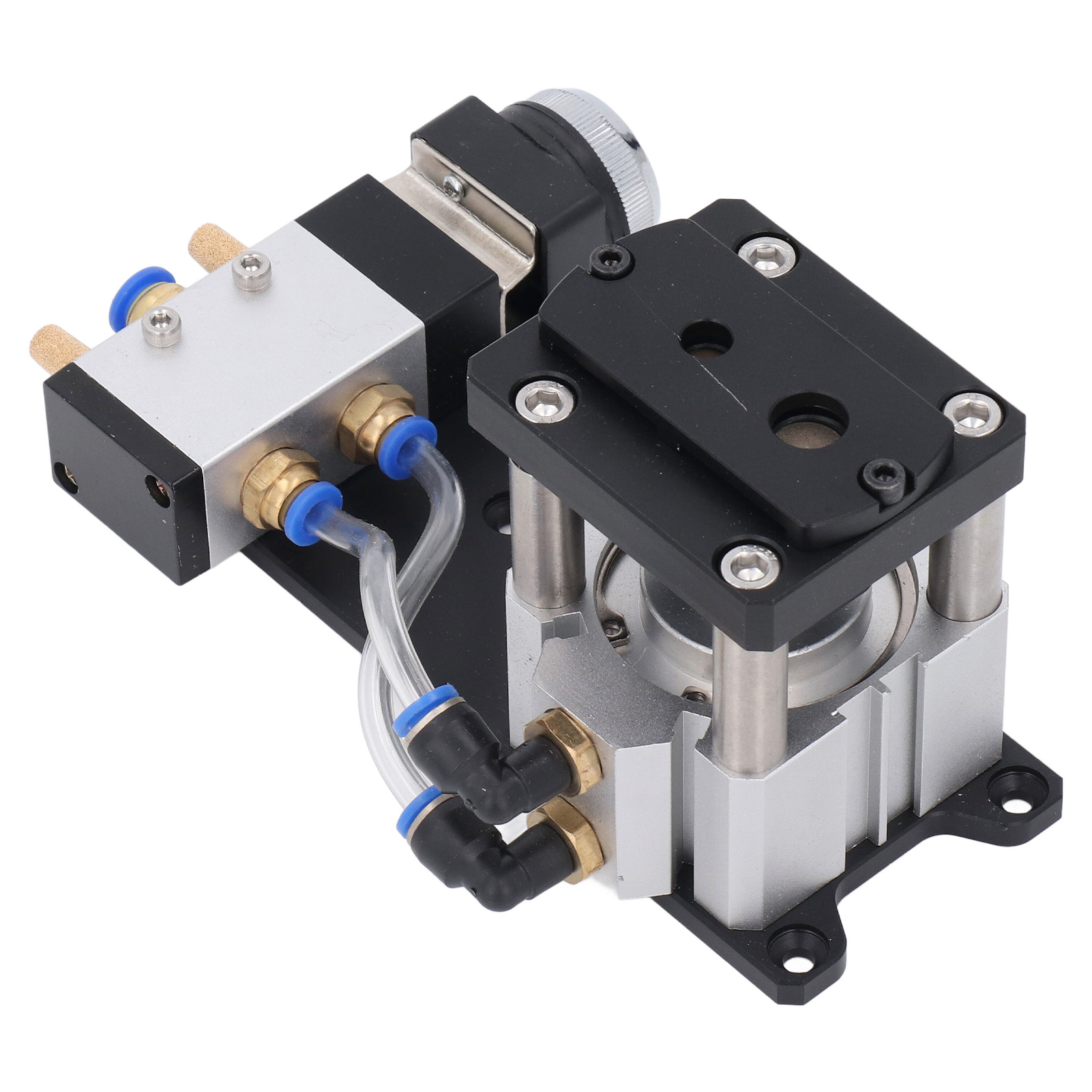 Pneumatischer 2-loch-kantenstanzer Für 8 Mm Und 12 Mm Eloxierte Aluminiumkanten, 0,4–0,6 Mpa Druckluftbohrer