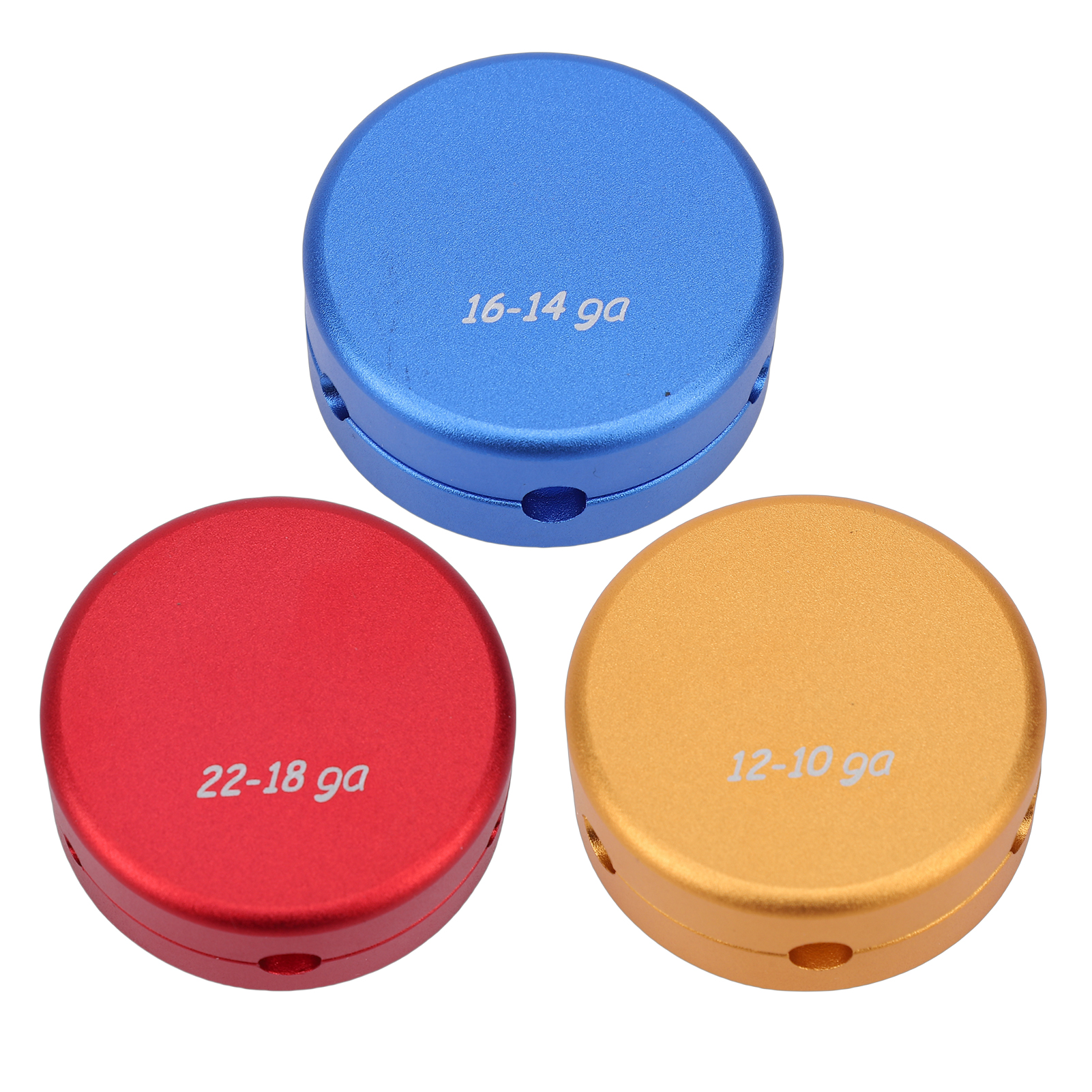 Set Mit 3 Wasserdichten Doppelhohlraum-blindverbindern Zum Löten Von Drähten Der Querschnitte 12–10 Awg, 16–14 Awg Und 22–18 Awg Für Anwendungen Im Automobil- Und Schiffbau.