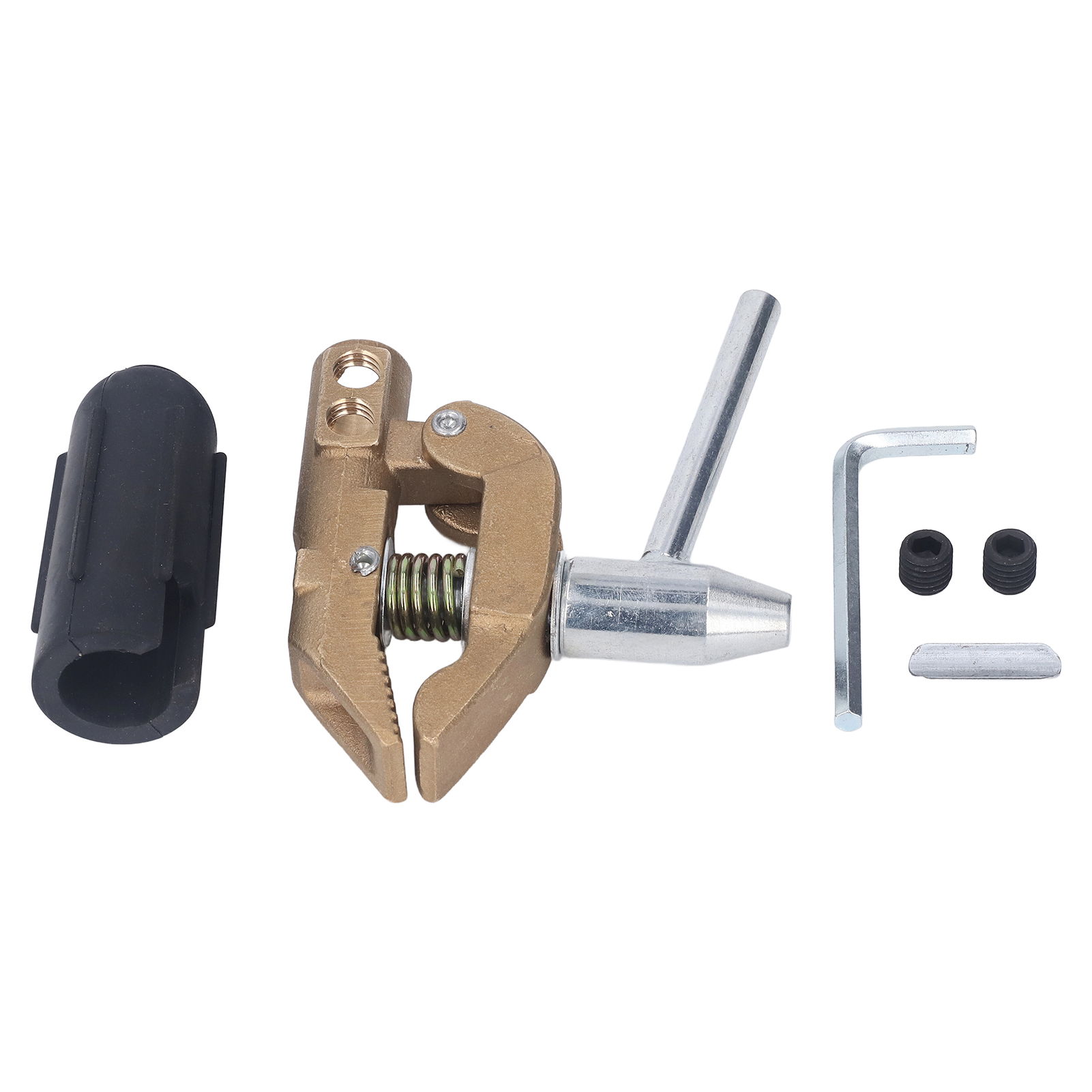 Masseklemme Aus Messing, 800 A, Mit Praktischer, Robuster Gummimanschette, 32 Mm, 5er-set