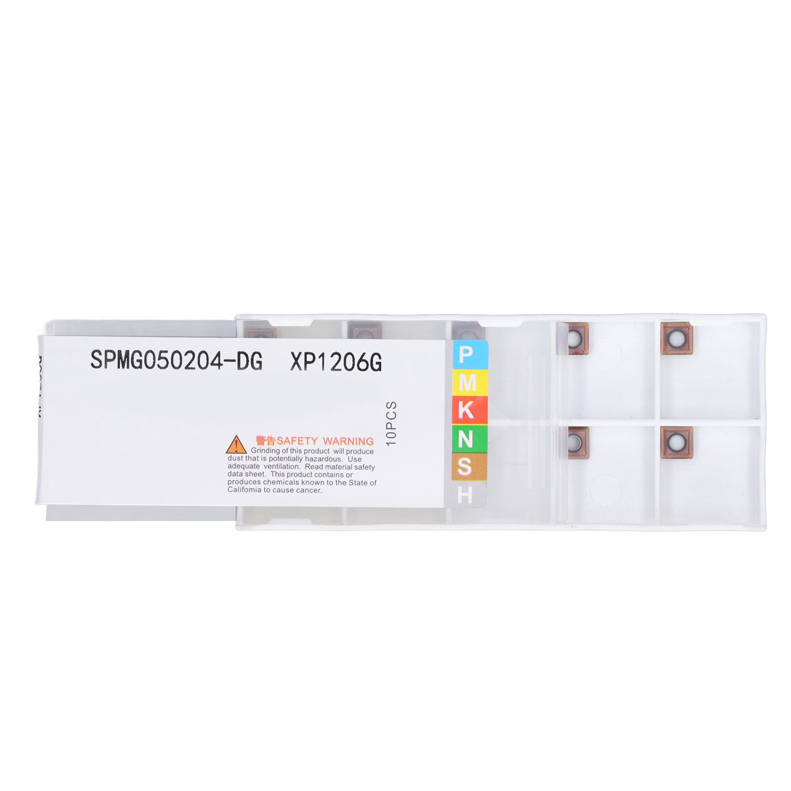 10 Stück Hartmetall-wendeschneidplatten Für Holzdrehmaschinen Spmg050204-dg, Bronzebeschichtet, Cnc-diy-werkzeuge