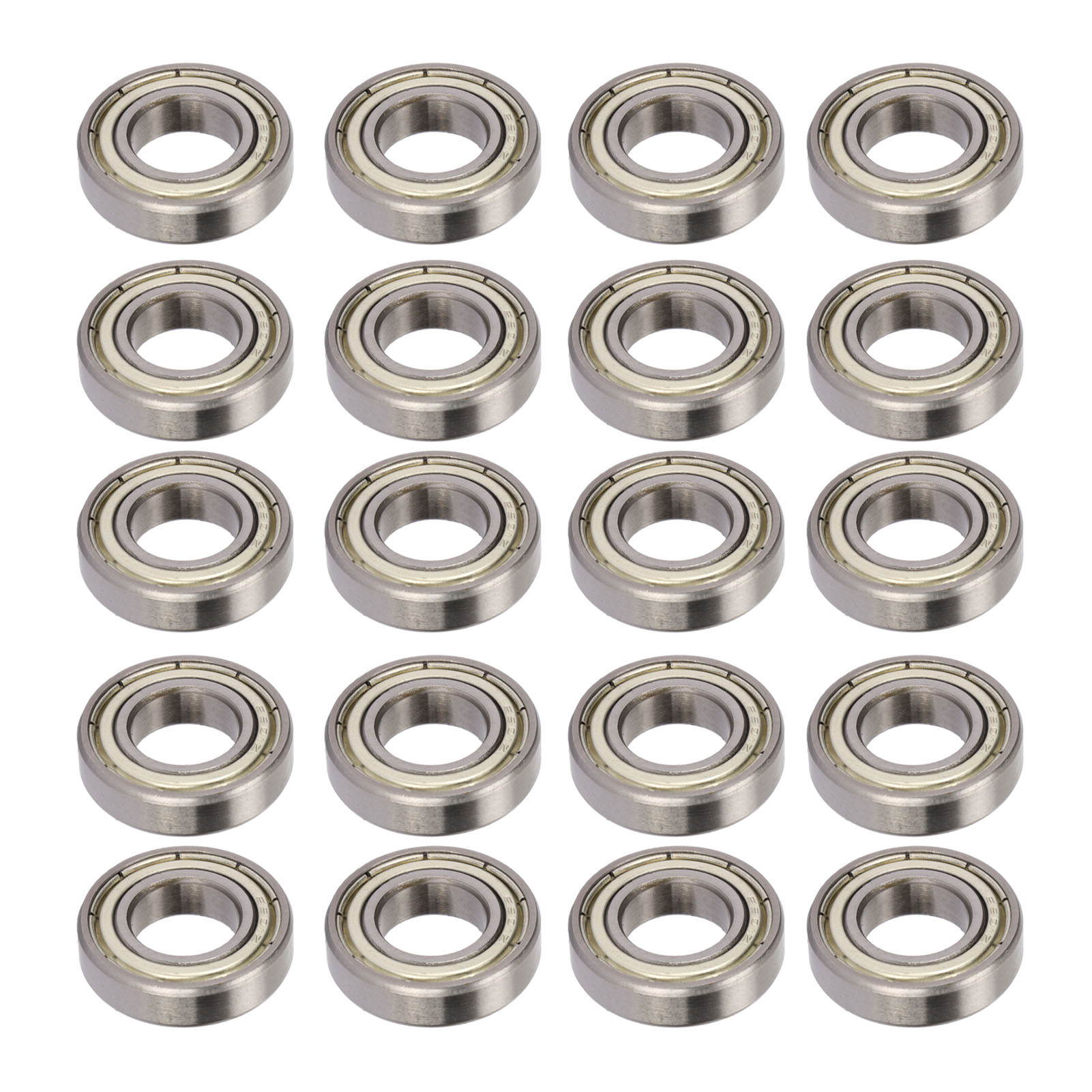 20 Stück 6901z Radialkugellager Mit Doppeltem Staubschutz, 12 Mm Bohrung, 24 Mm Außendurchmesser, 6 Mm Dicke, Für Mechanische Getriebe
