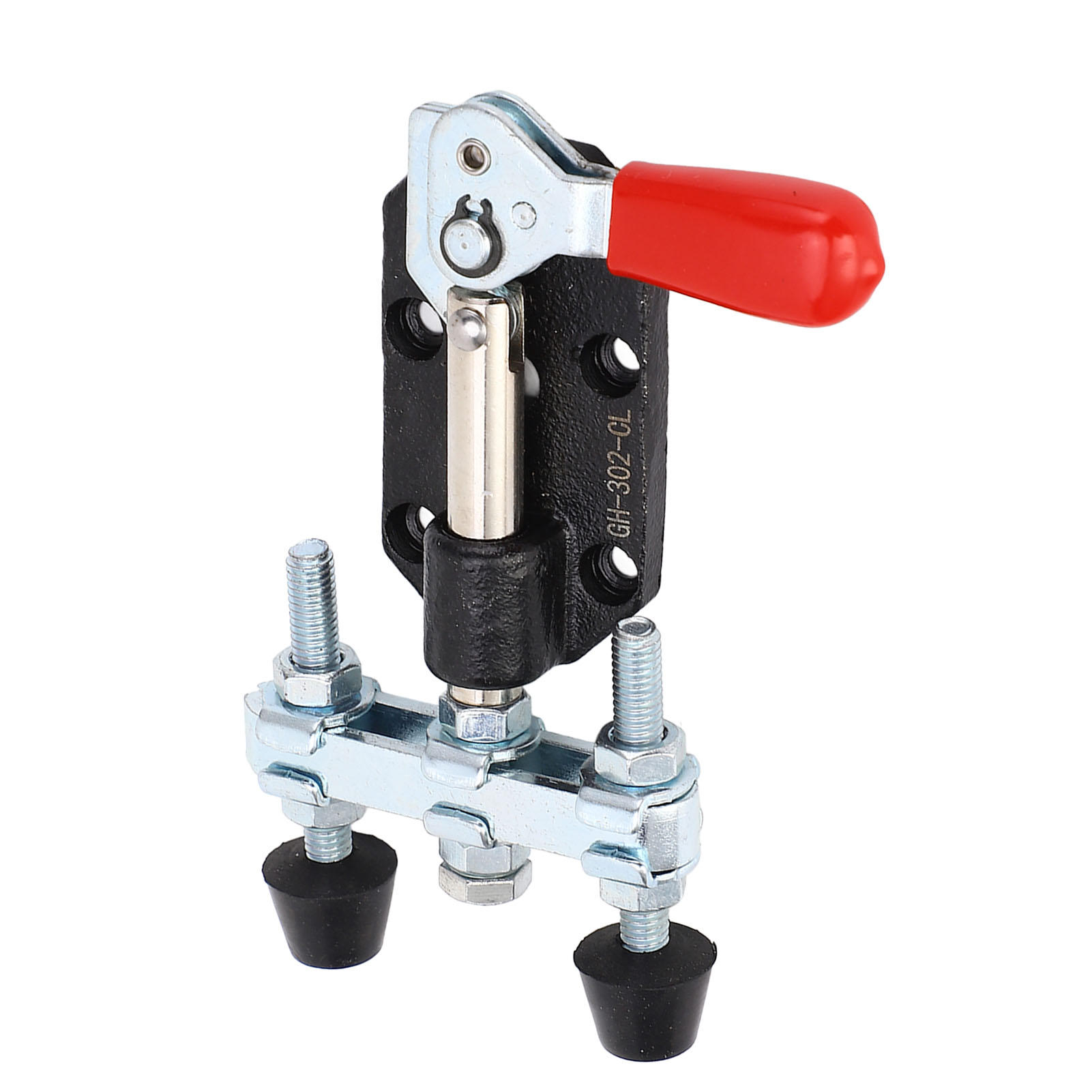 Doppelköpfige Zug-druck-klemme Aus Hochkohlenstoffhaltigem Stahl Mit Verstellbarem Schnellspannmechanismus Und Einer Haltekraft Von 90 Kg.