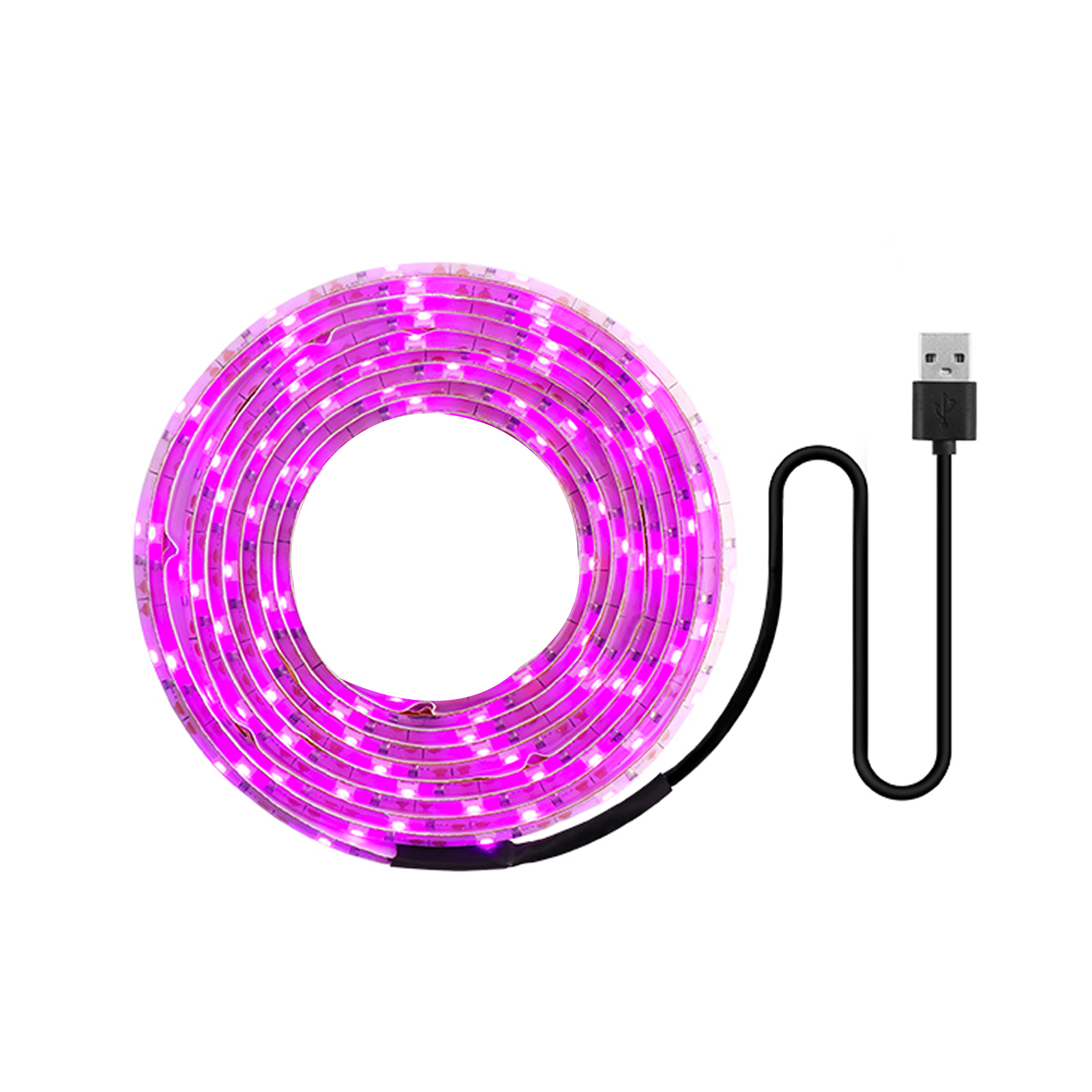 M Usb Vollspektrum Led-pflanzenstreifen 2835 Smd Dc5v Phytolamp-streifen Für Sämlinge, Pflanzen, Blumen, Gewächshäuser, Gemüse, Innenräume