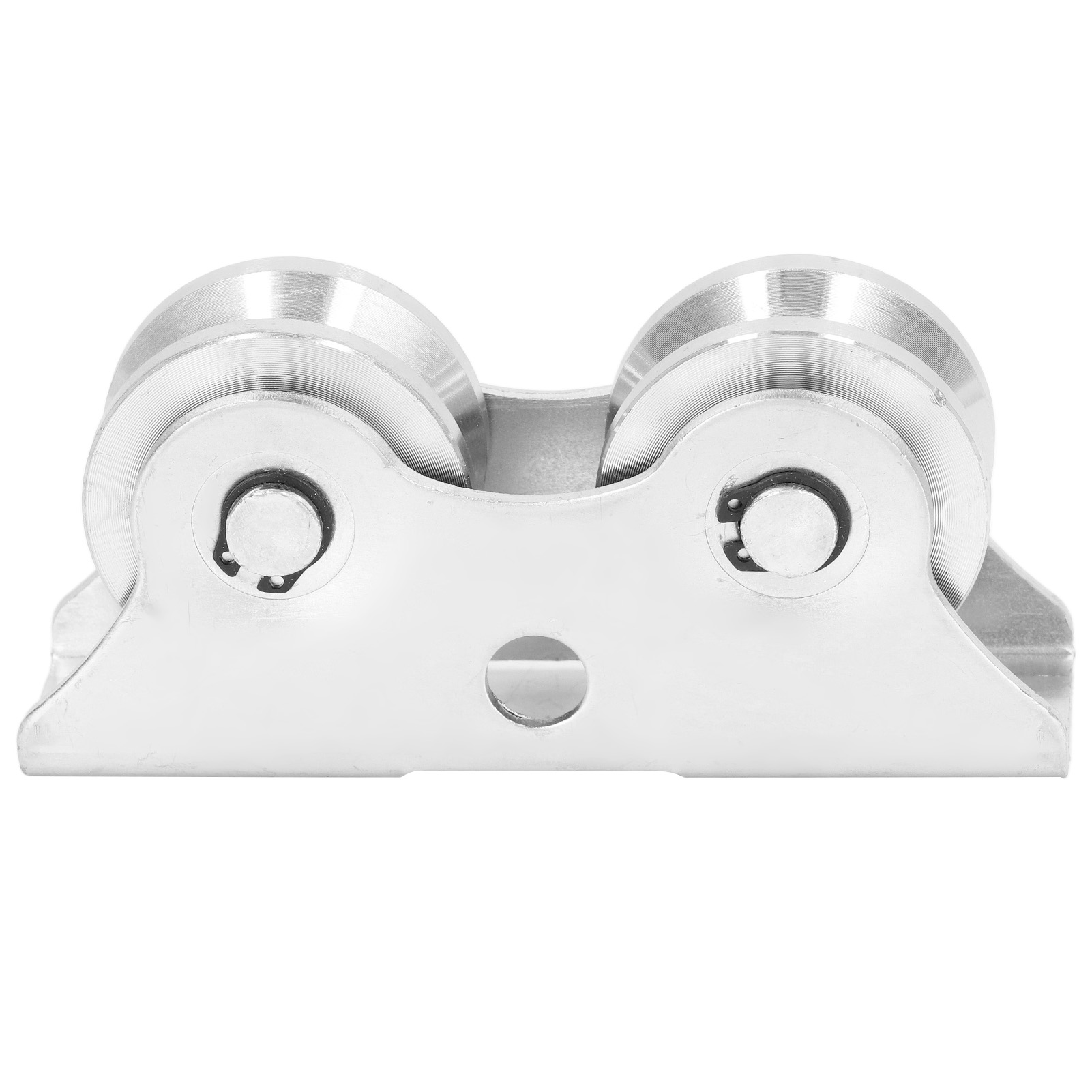 V-nut-rolle Mit 45-mm-stahlstütze Für Umgekehrte Schiebetorschiene