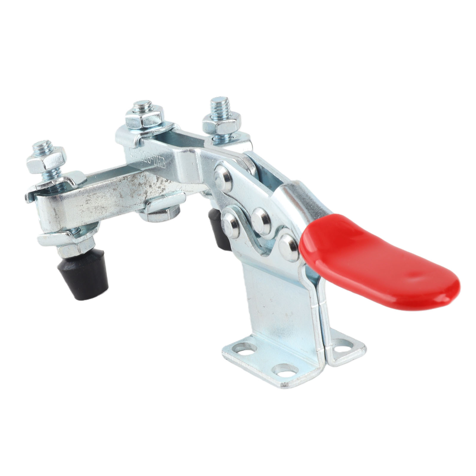 Horizontaler Doppelkopf-schnellspann-kippschraubstock Aus Eisen, 227 Kg Spannkraft, Befestigungswinkel