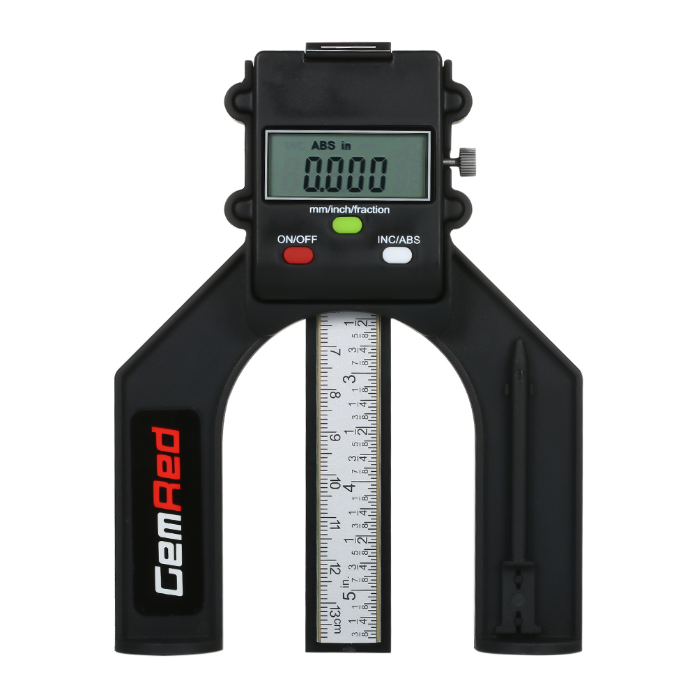 Gemred Digitaler Tiefenmesser, Tiefenmessung, Dimensionsanzeige, Höhenmesser