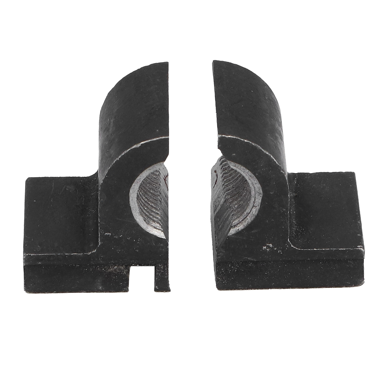 Satz Mit 2 Halbmuttern Für Metrische Gewindespindeln, 16 Mm Bohrung, 1,5 Mm Steigung, Offene Ausführung, Für Miniaturdrehmaschinen 0618 Cj18 Cj0618a 7x12 7x14 0618-3b Stahl 45
