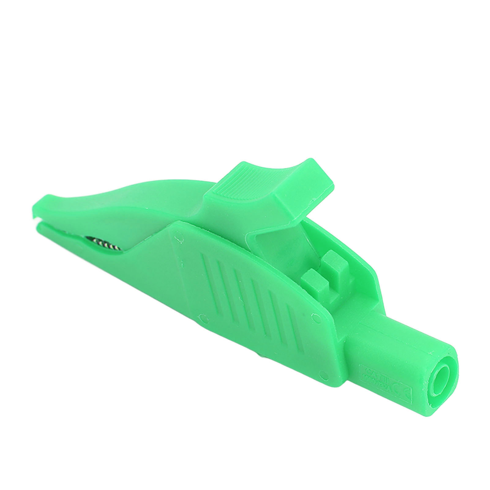 Elektrische Klemme Aus Messing Mit Isolierender Pa-abdeckung Und Sicherheitsspitze, 4 Mm/0,2 Zoll, Für 32-a-/1000-v-autobatterie, Grün