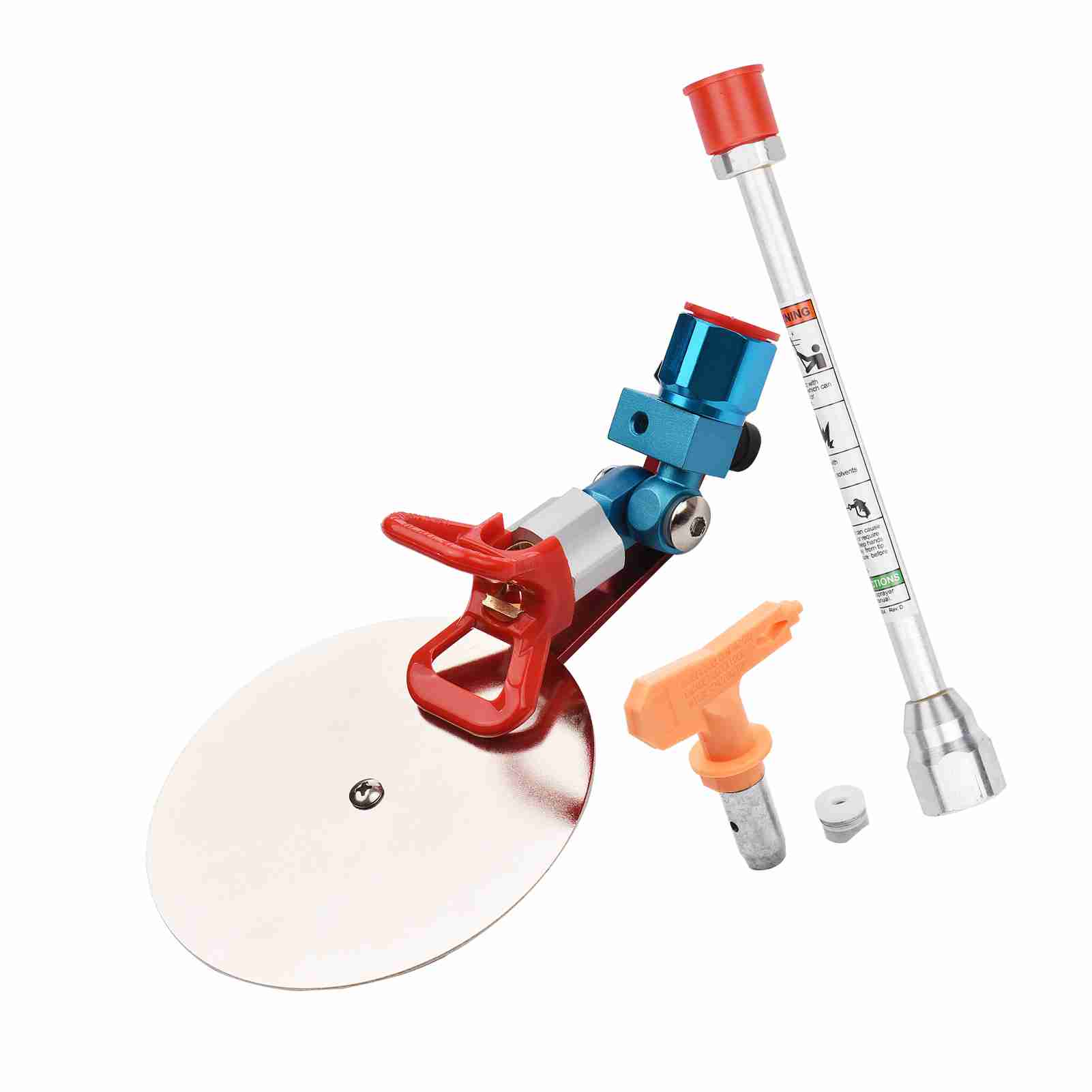 Universelles 7/8-zoll-sprühdüsen-zubehörset Für Wagner-airless-pumpe, Verstellbarer Spritzschutz, Düsenverlängerung 517, Dichtung