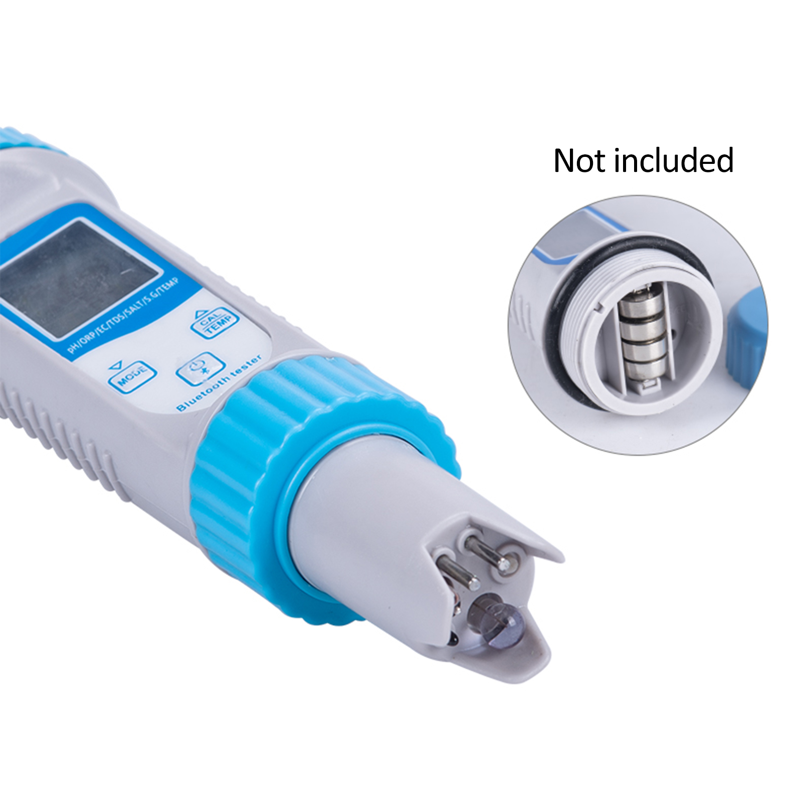 7-in-1 Wasserqualitätstester: Ph/orp/ec/tds/salz/dichte/temperatur, Digitalstift Mit Lcd-bildschirm Für Nährstoffe, Indoor-anbau, Gartenbrauen, Kochen, Schwimmbäder, Aquarien