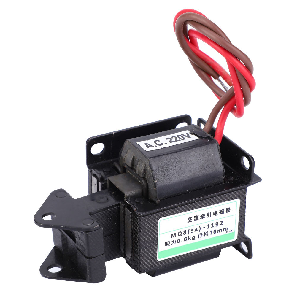 Hochwertiger 220-v-wechselstrom-traktionselektromagnet, 7,9 N, 10 Mm Hub, Mq8(sa)-1192