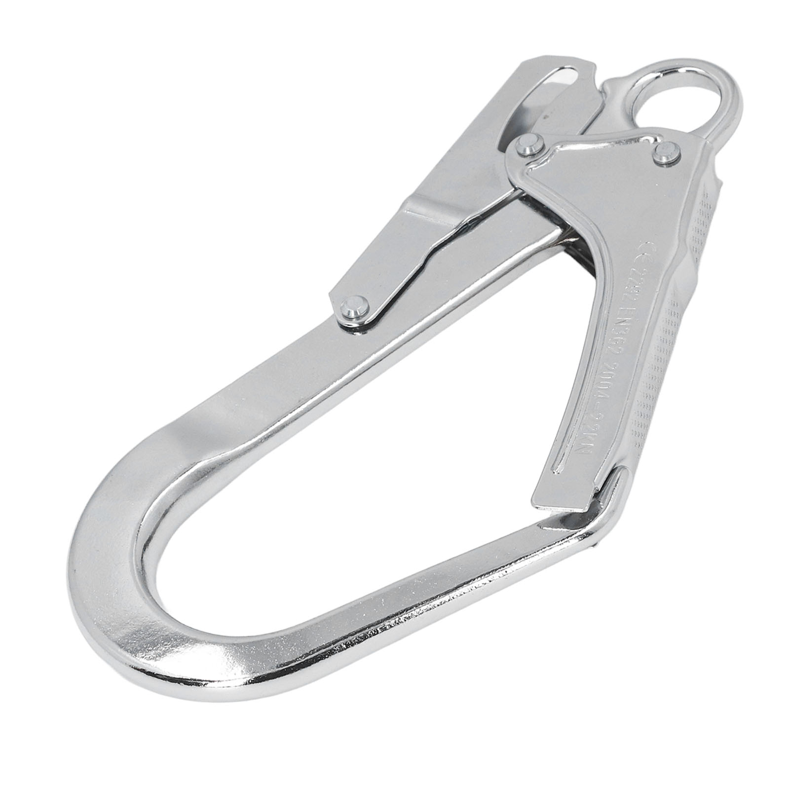 Hochfester, Geschmiedeter Betonkarabiner Aus Legiertem Stahl Mit Doppelt Verriegelndem Sicherungshaken Für Absturzsicherung Und Sicherheit, 22 Kn