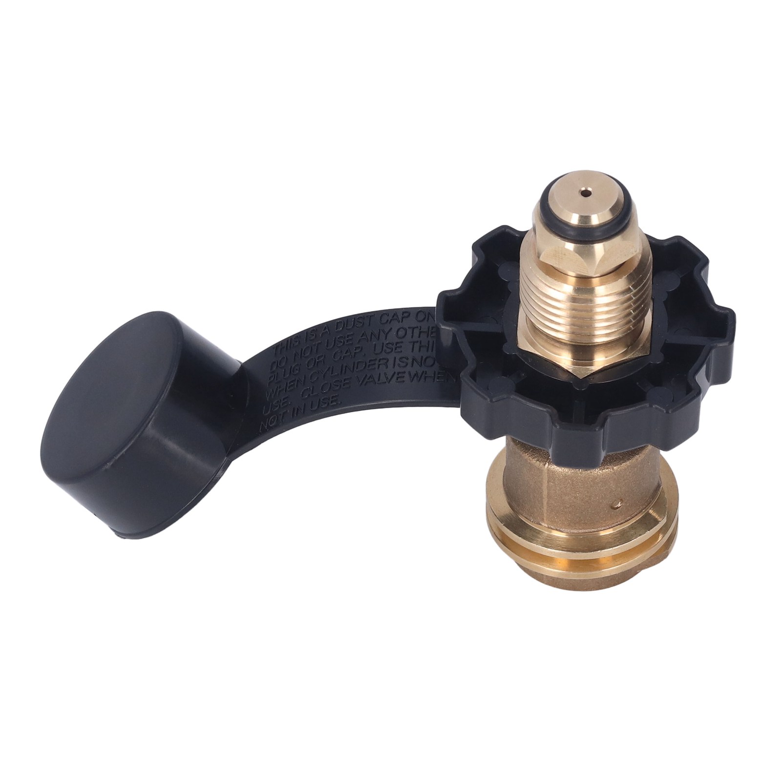 Gasflaschenadapter Aus Messing Mit Schwarzem Griff, Umrüstung Von Pol Auf Qcc1 Typ 1 Propangasanschluss