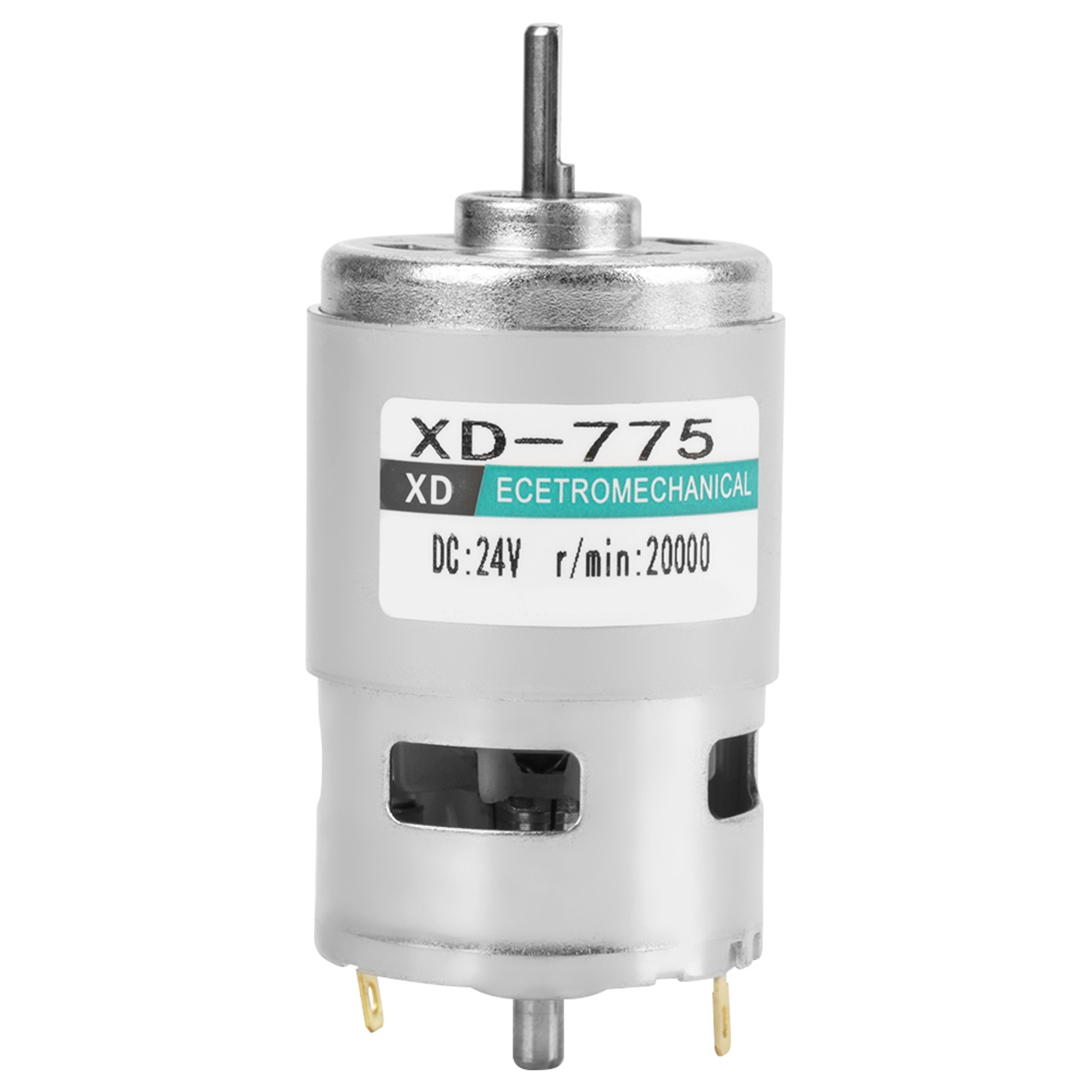 Xd-775 24v Bürsten-gleichstrommotor Mit Doppelkugellagern, Hohe Drehzahl, Geringes Geräusch, 20000 U/min