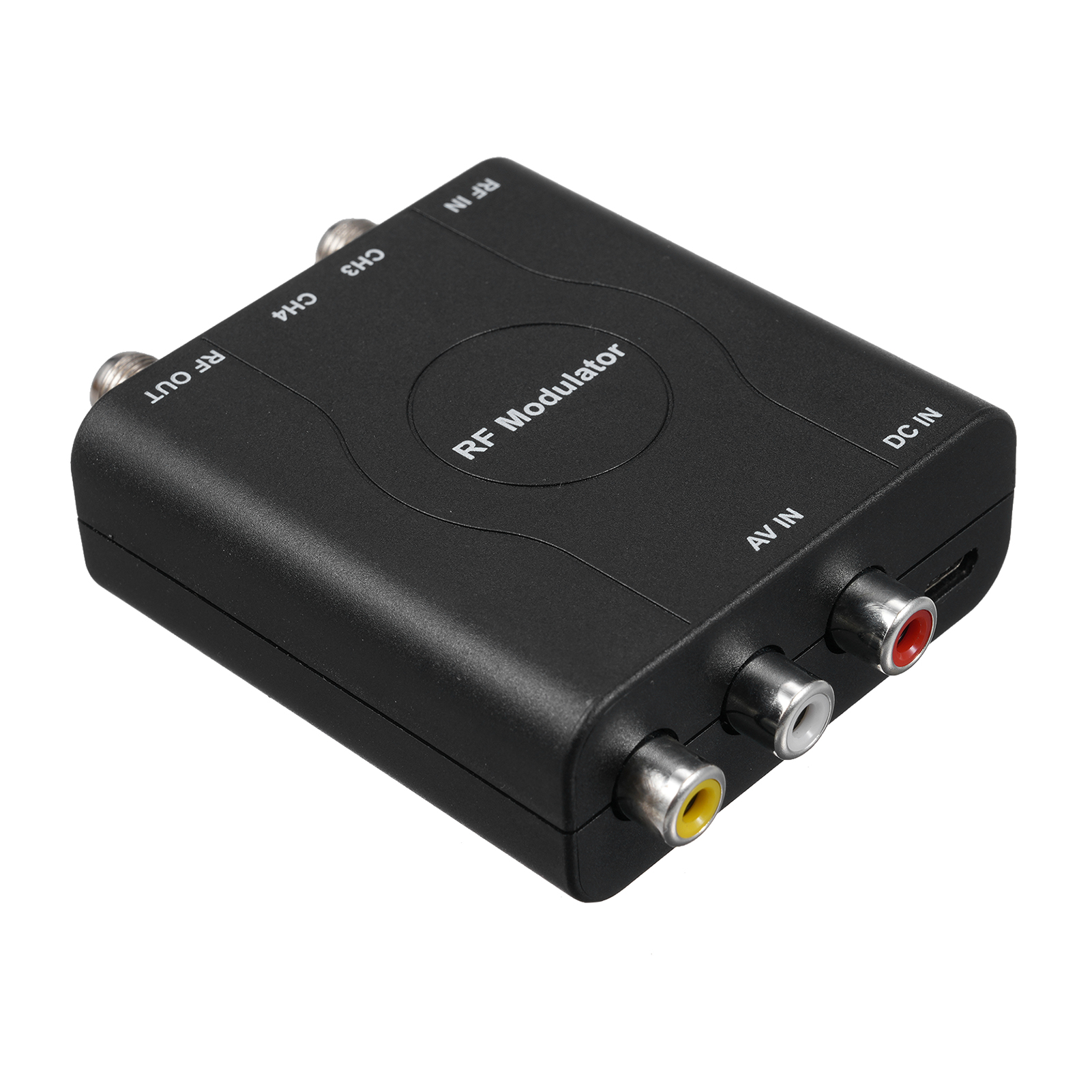 Rf-modulator Av-zu-rf-konverter Ntsc Kanäle Ch3/ch4 Videoeingangsadapter Für Analoge Tv-signale Professioneller Vhf-hd-demodulator Für Kabelfernsehsysteme