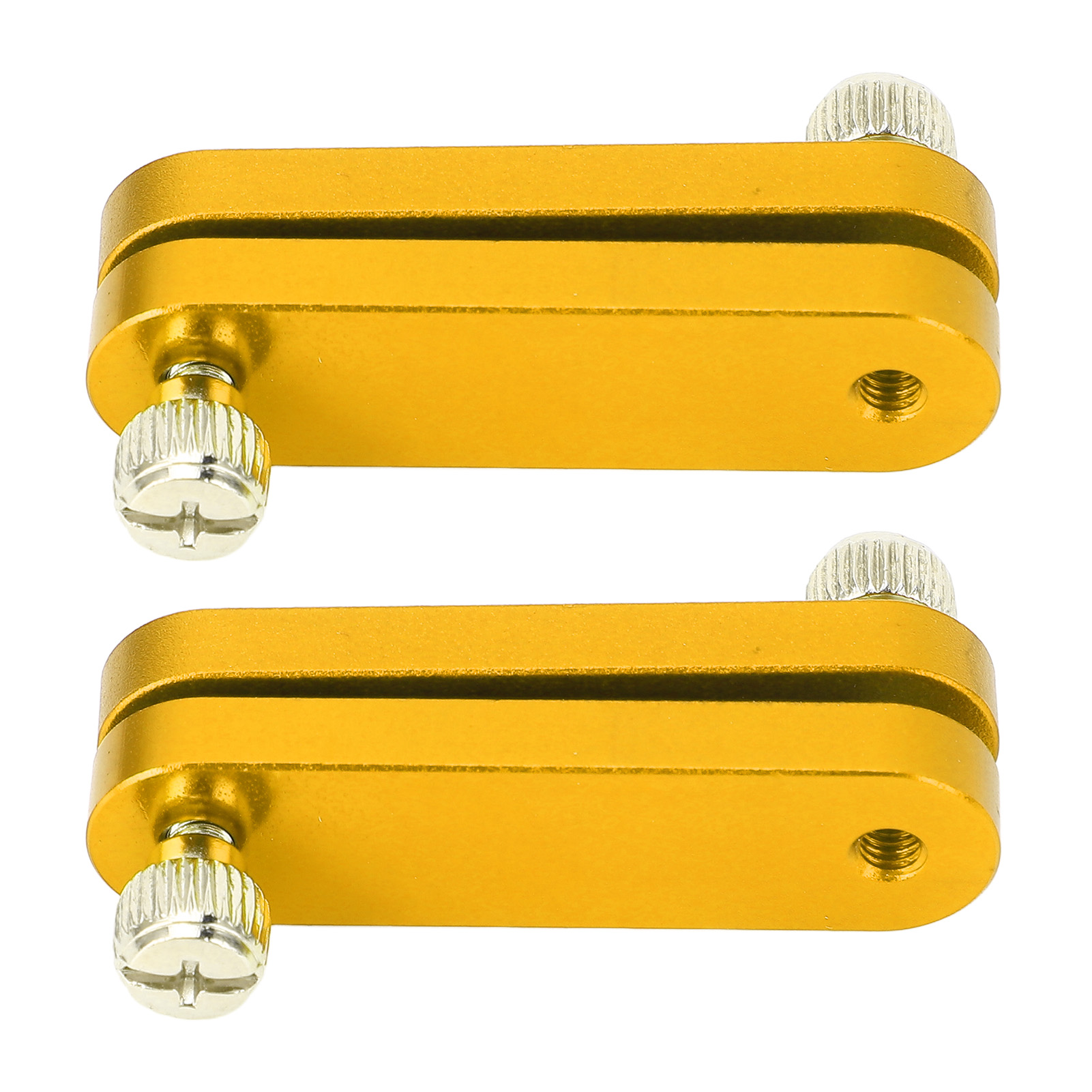 Stück Linealstopper Aus Aluminiumlegierung, Verstellbarer Keilblock Für Lineale, Gold