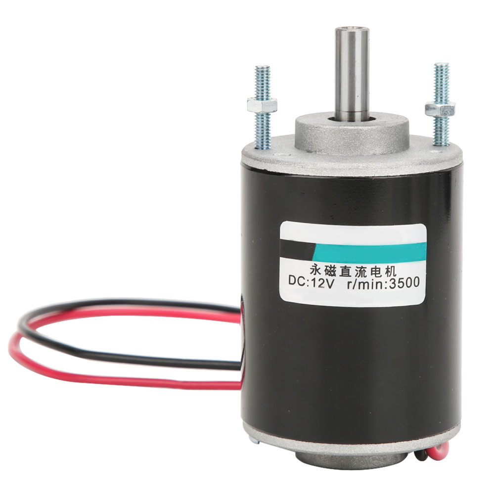30-w-dauermagnet-gleichstrommotor Mit Bürsten, Hohlwelle Und Einstellbarer Drehzahl (12 V, 3500 U/min)