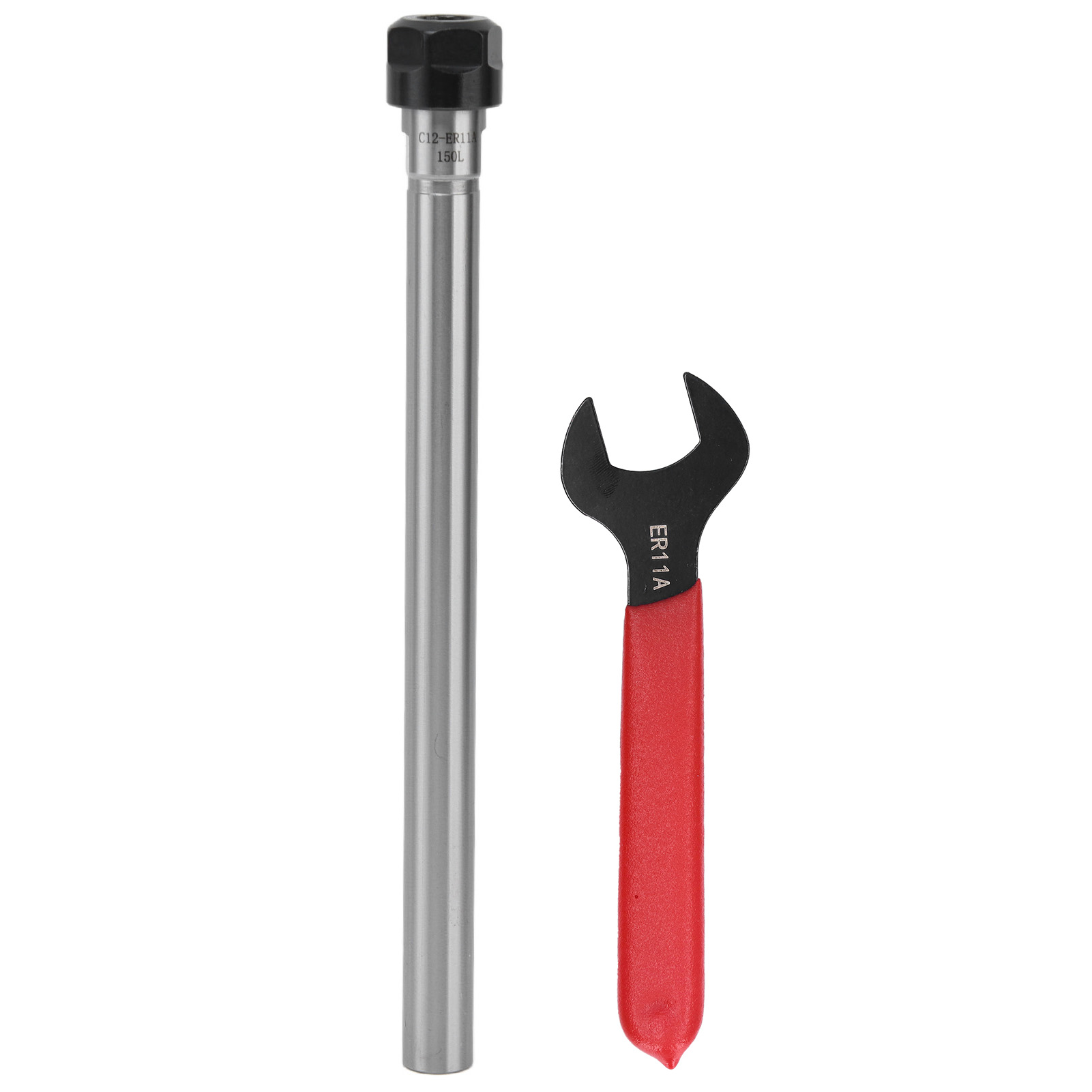 Cnc-fräsverlängerung, Gerade, Lang, 1–7 Mm, Spannzangenfutter, Er11 A, 12 Mm, 150 Mm Mit Schraubenschlüssel C12-er11a-150l