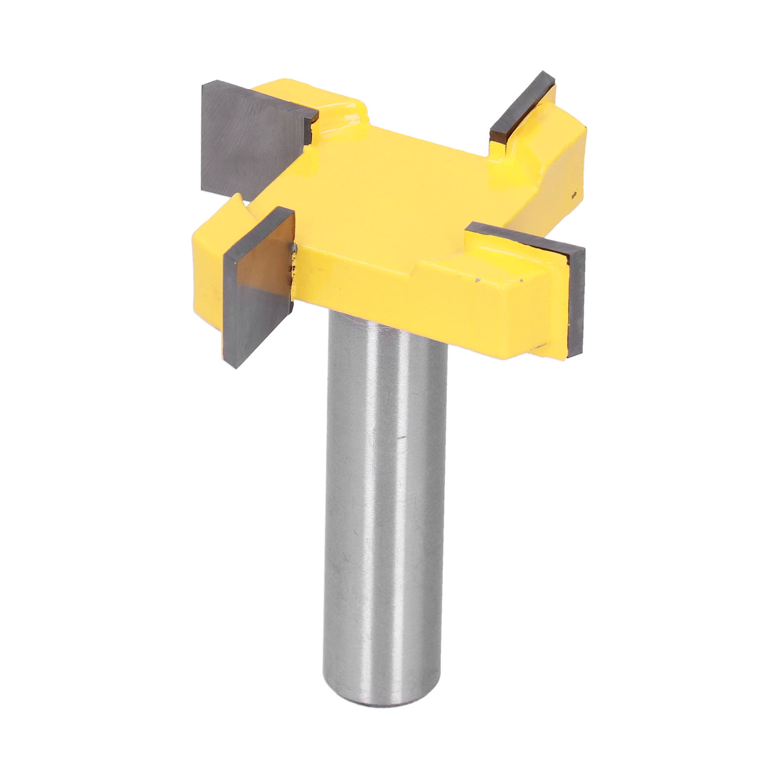 4-schneidiger T-nut-flächenfräser Für Cnc-holzbearbeitung, 8 Mm Hartmetallschaft, Stahl