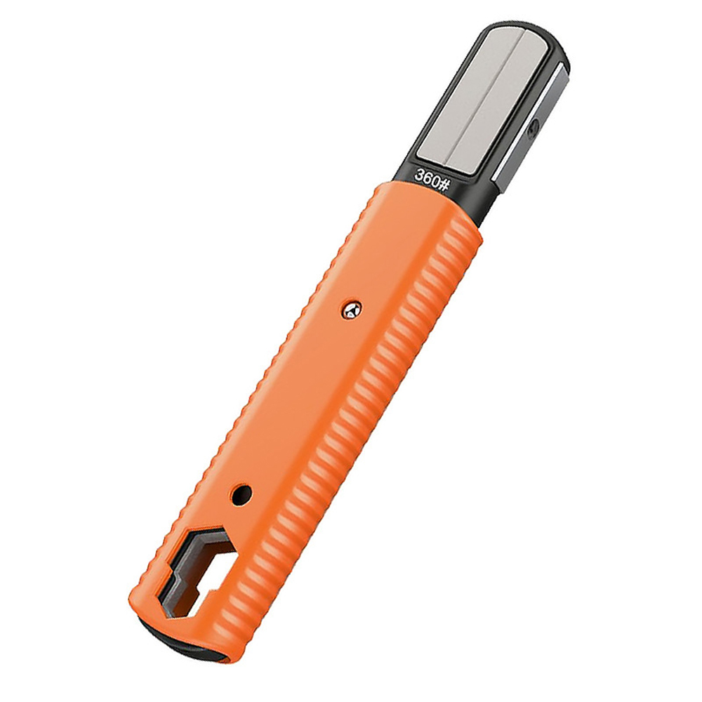 Tragbarer Taschenschärfer Für Gartenscheren, Multifunktions-klingenschärfer Mit 10-mm- Und 13-mm-maulschlüsseln, 360-diamant, 600-keramik, 1000-hartmetall, Schleif- Und Reparaturwerkzeug Für Landwirts