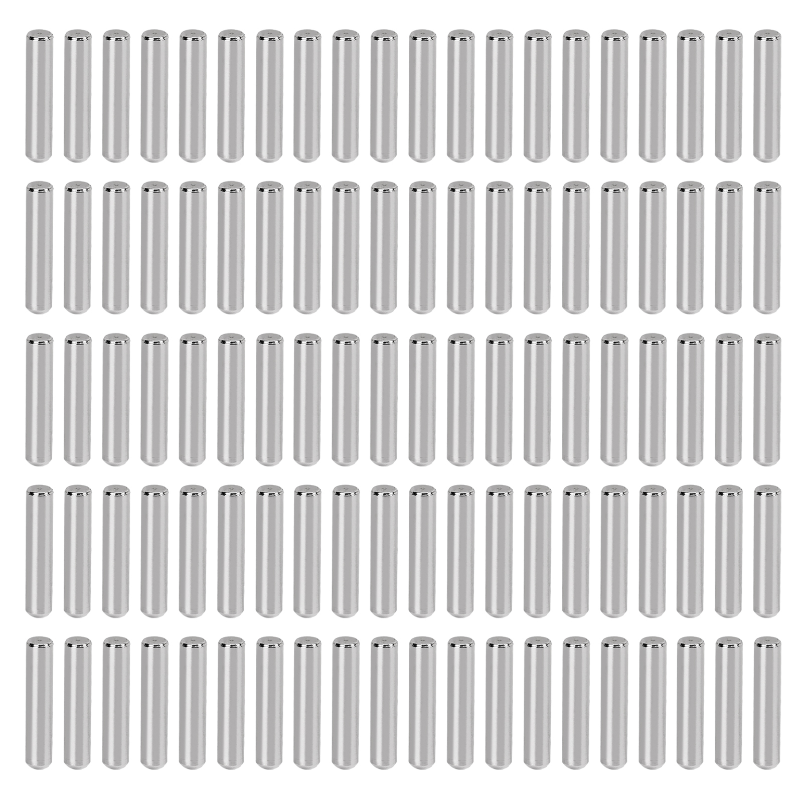 100 Stück Zylindrische Stifte Aus Edelstahl 304 Zur Regalunterstützung, Für Mechanische, Industrielle, Möbelmontage- Und Heimwerkerprojekte.