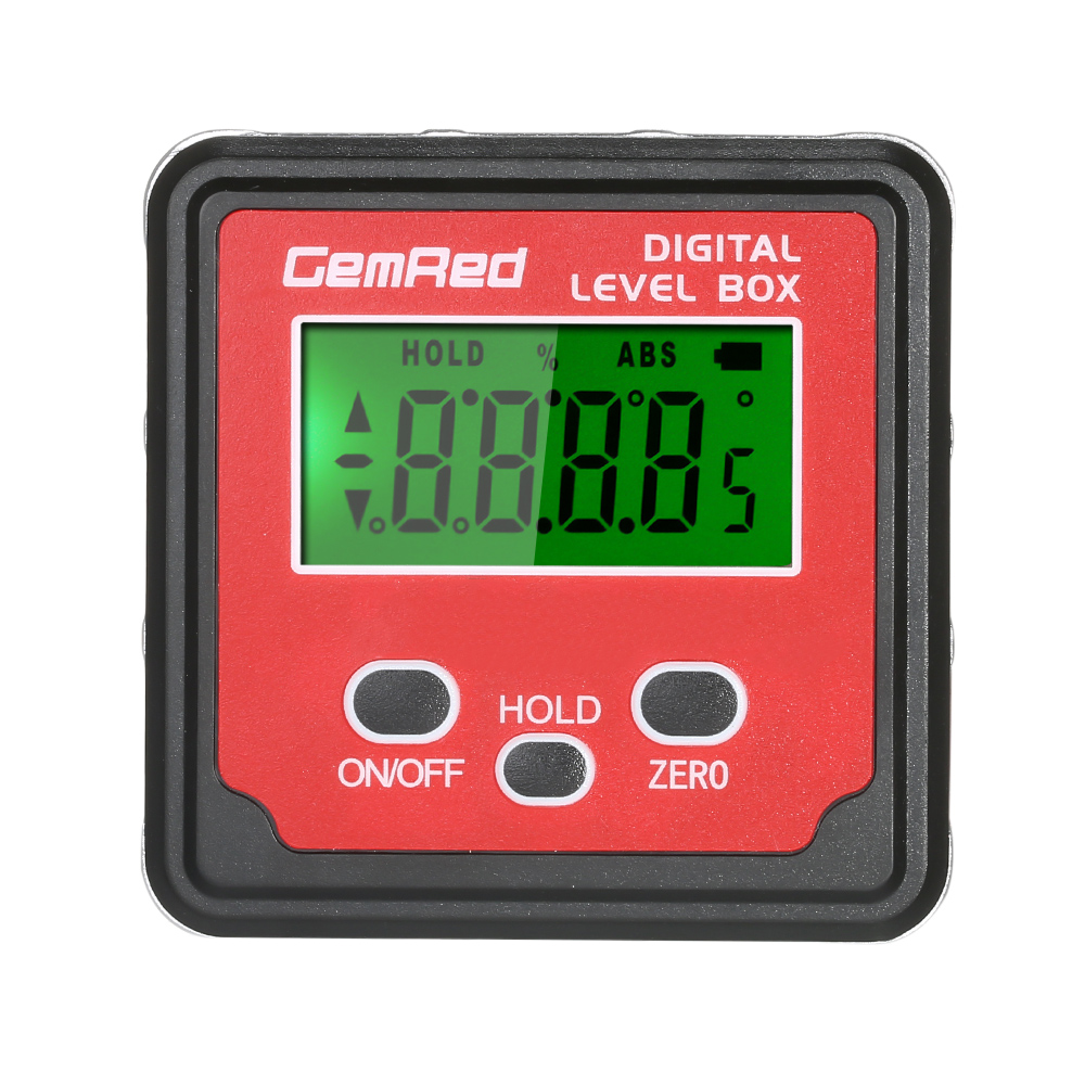 Gemred Digitaler Winkelmesser-koffer Mit Neigungsmesser Und Magnetwinkel