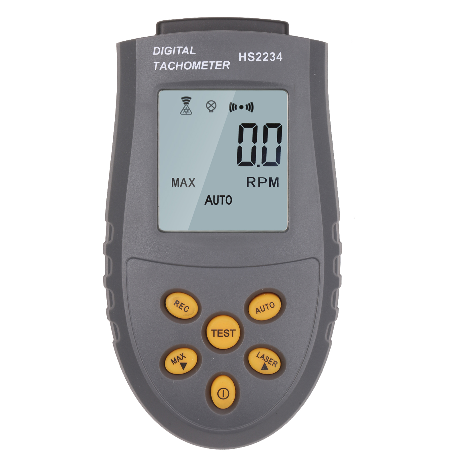 Hochpräziser, Tragbarer Digitaler Drehzahlmesser Mit Laser, Manuellem/automatischem Modus, Geschwindigkeitsmesser, Hintergrundbeleuchtetem Lcd-display, Min.-, Max.- Und Durchschnittsanzeige, Automatis