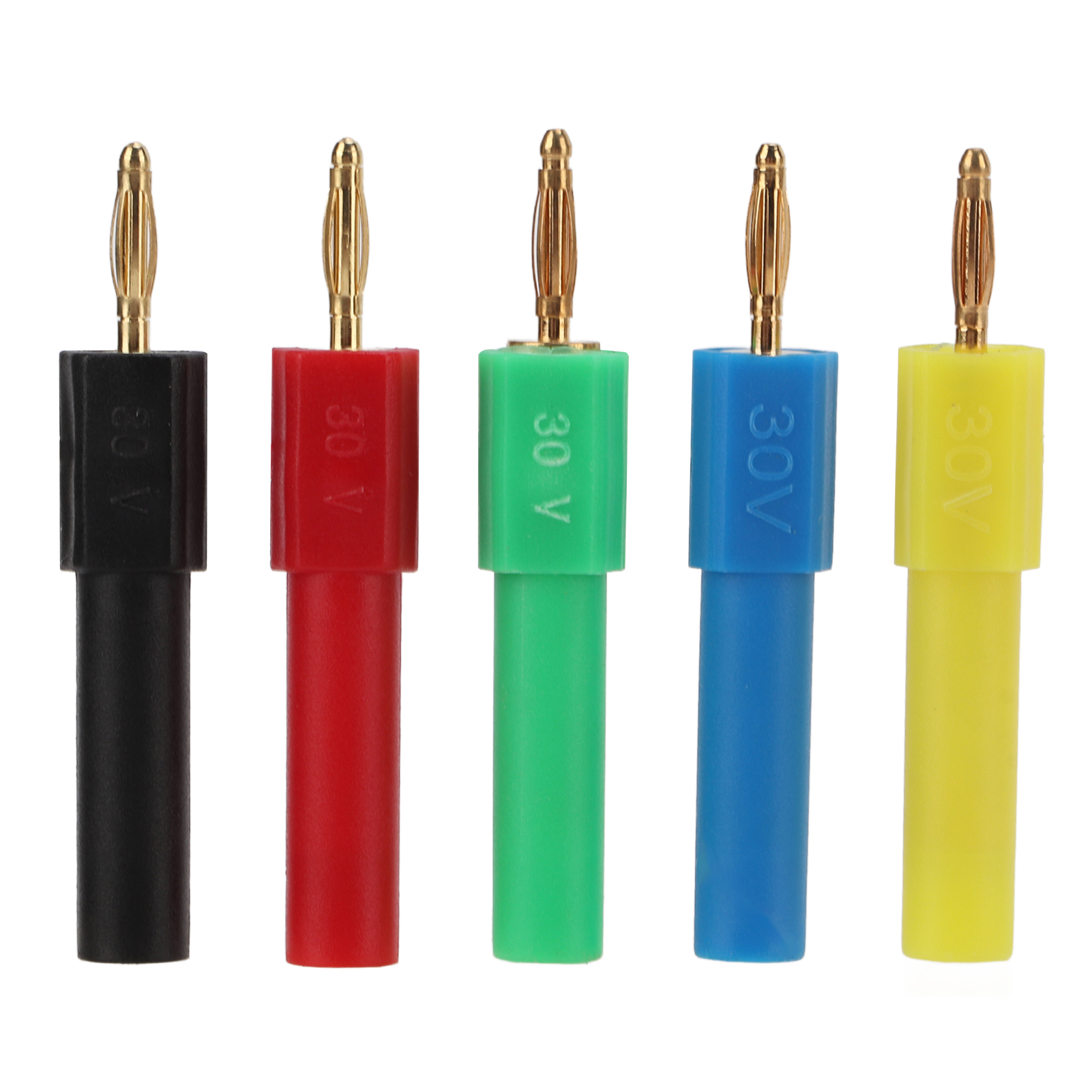 5er-packung 2 Mm Auf 4 Mm Pa Messing Bananenstecker-adapter (männlich/weiblich) Für Autos