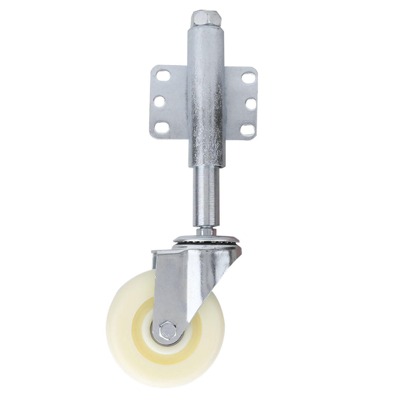 100-mm-nylon-torrolle Mit Feder, Verstärktem Drehgelenk, Tragkraft 50 Kg/110 Lb