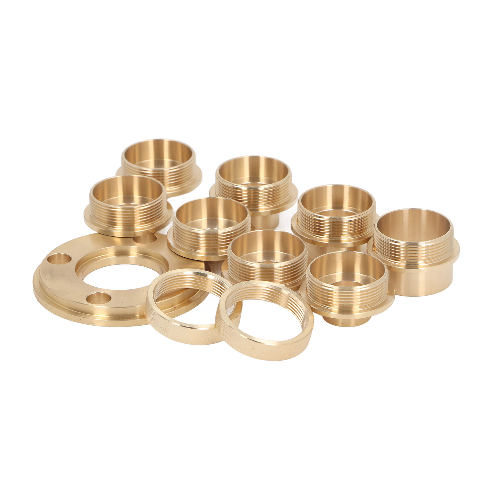 Set Mit 11 Messing-schablonenführungen Für Fräszubehör, Buchsen, Holzbearbeitung, Bündigfräser, Kippplatte