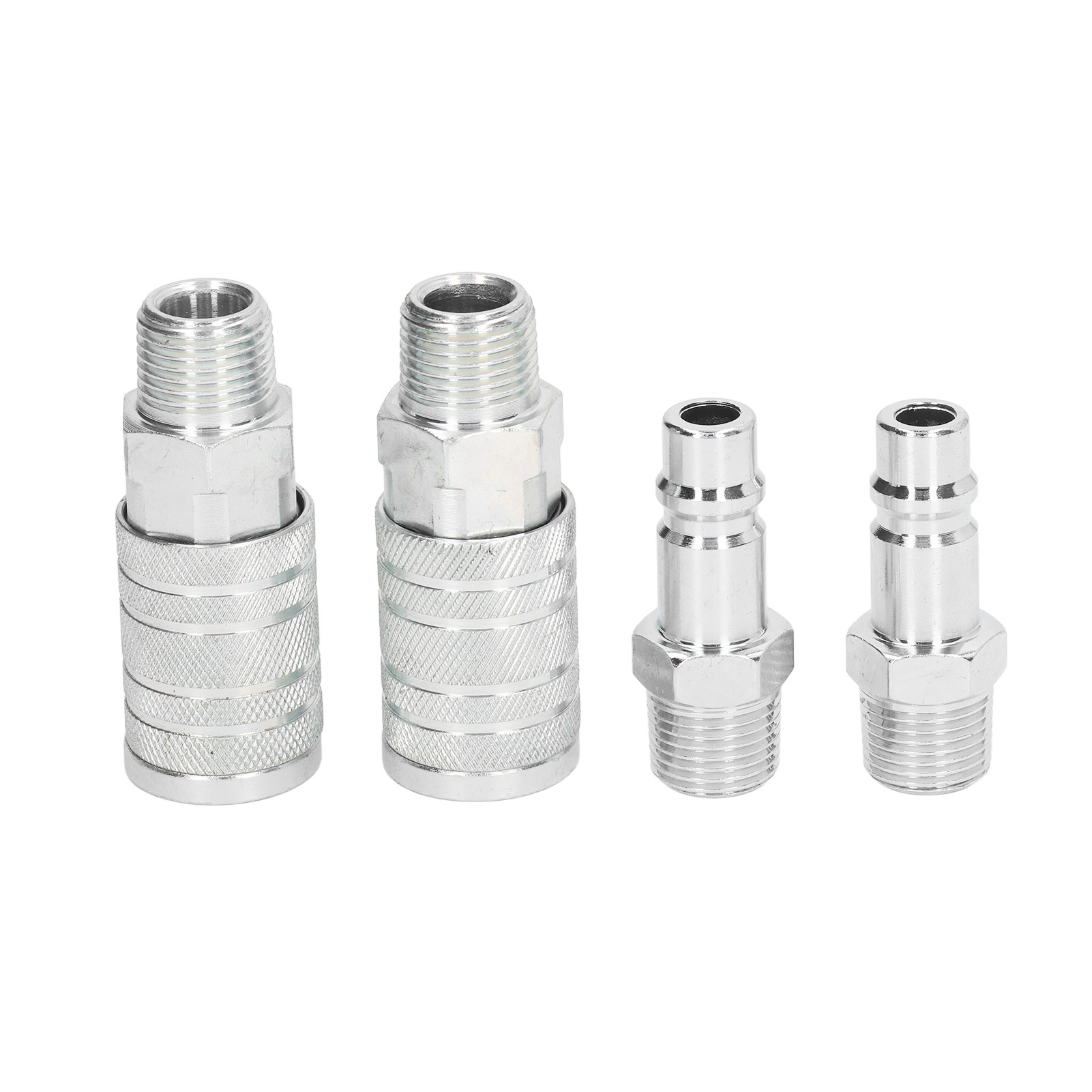 Set Mit 4 Schnellkupplungen Für 1/2-zoll-npt-druckluftschläuche (außen-/innengewinde), 300 Psi Hochleistungs-pneumatikzubehör