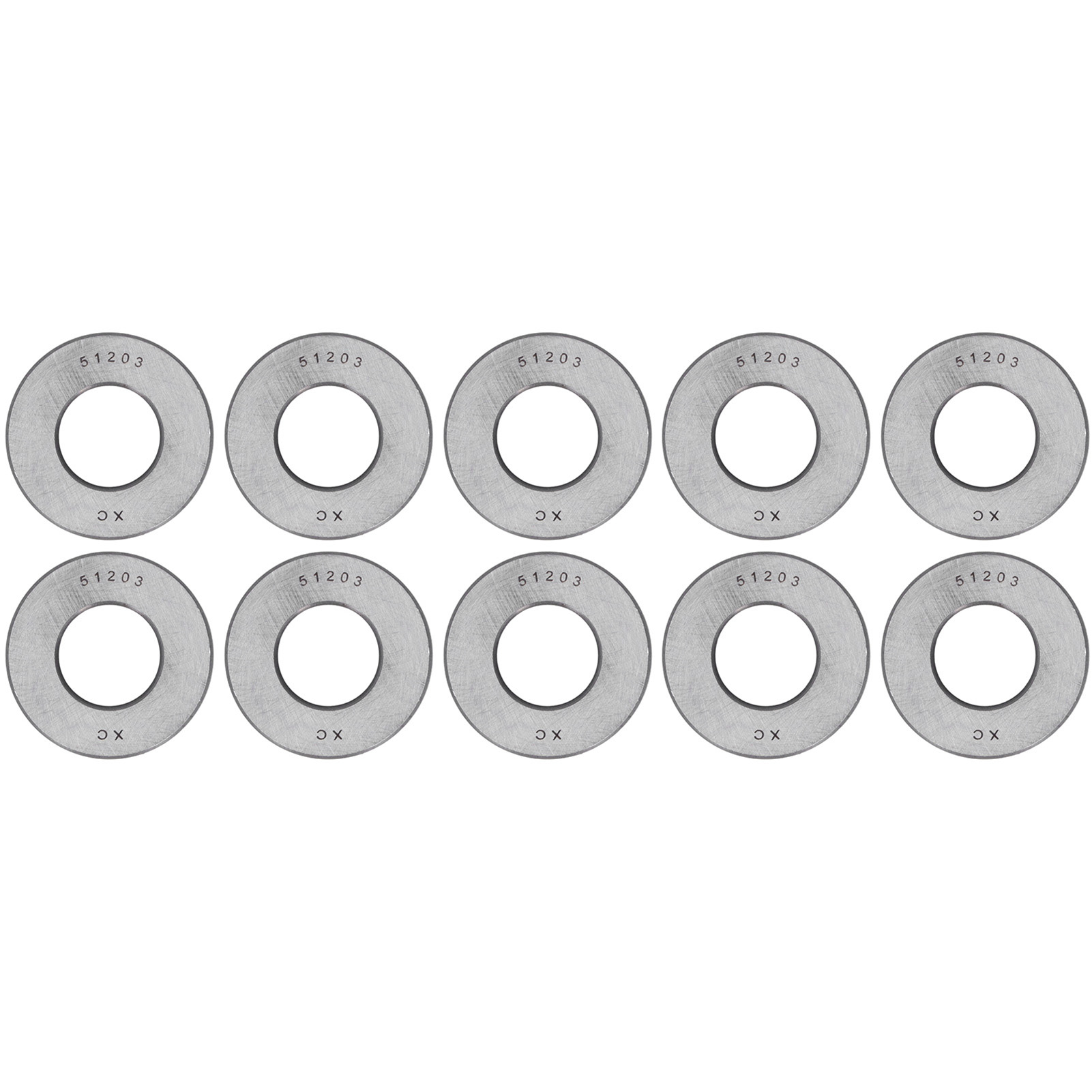 Packung Mit 10 Unidirektionalen Axialkugellagern, Ersatzteil Für Gerät 51203