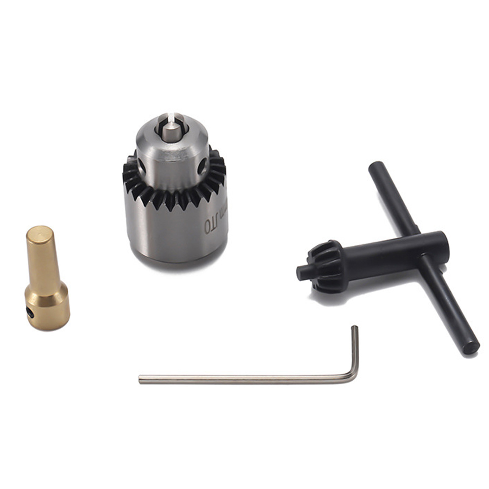 4-mm-bohrfutter-set Für Elektrische Bohrmaschinen, 3,17-mm-schlüssel, Kupferwelle, Mikroabrasivmittel, Zubehör Für Elektrowerkzeuge