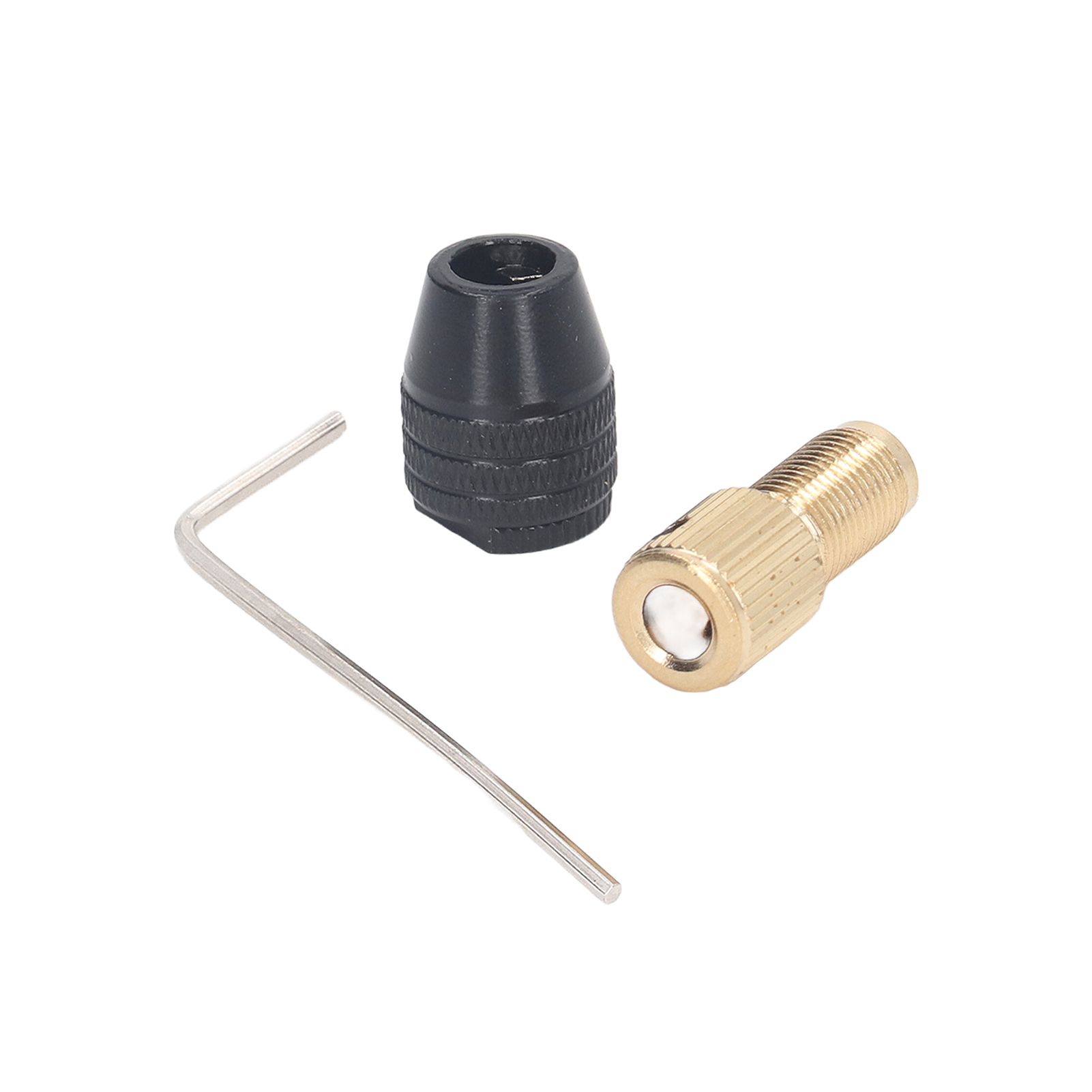 3-backen-bohrfutter Mit Selbstspannung Für Rotationswerkzeuge, Gerader Schaft, Messing, 5-mm-innensechskantschlüsselsatz