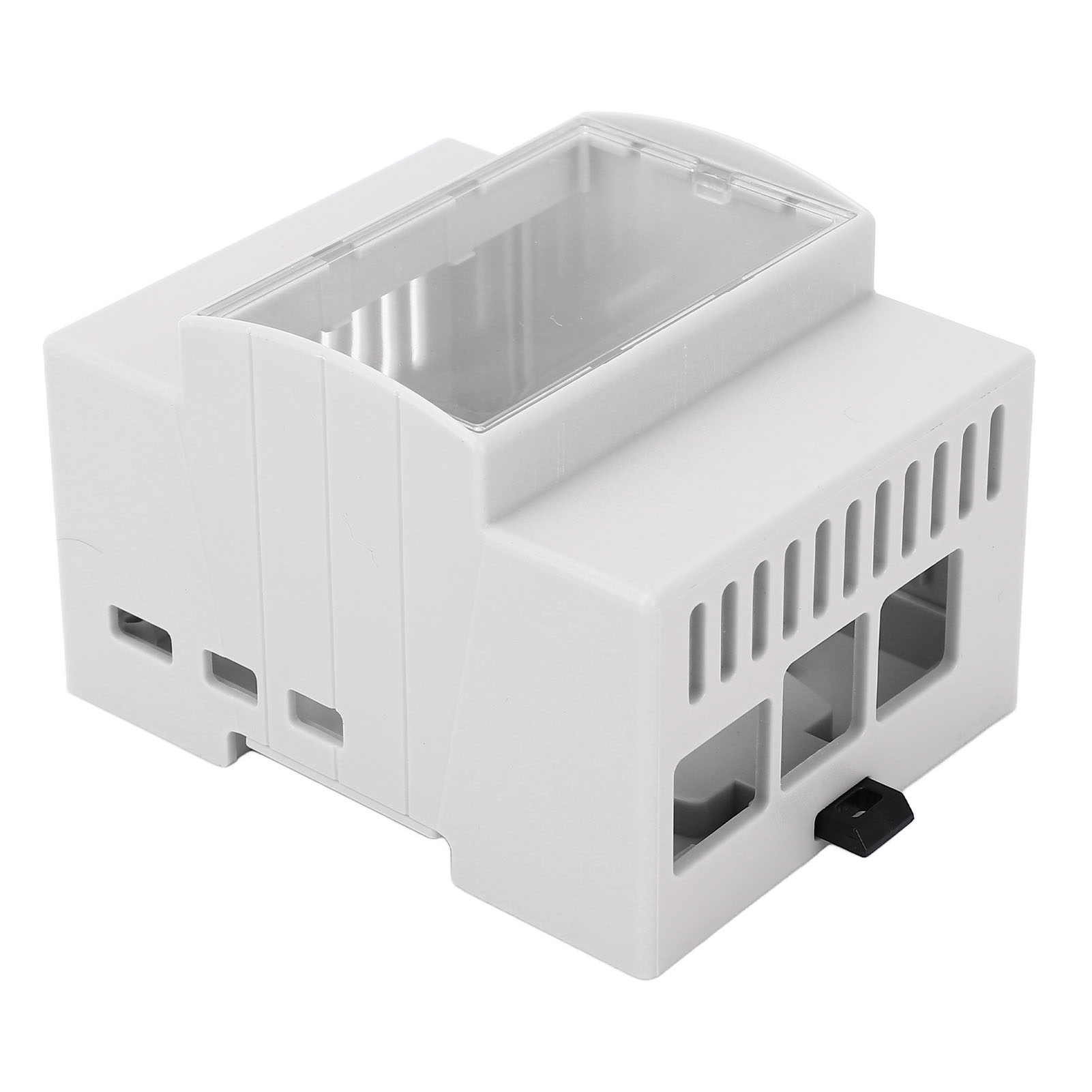 Abs-din-schienengehäuse Für Elektronische Instrumente, Passend Für Raspberry Pi 5b, Mit Kühlkörper