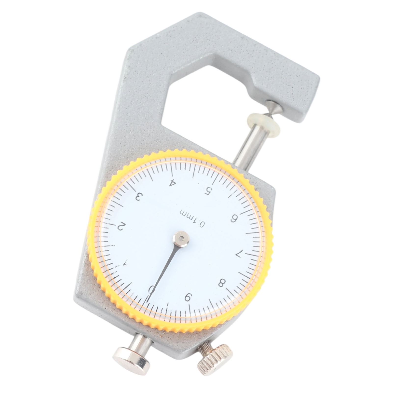 Tragbares Dickenmessgerät Mit Gut Lesbarer Skala Und Zeigeranzeige, Verschleißfestes Mikrometer Mit Spitzem Messkopf, 0–10 Mm