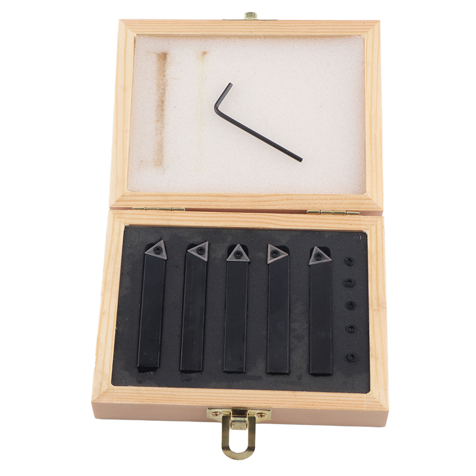 Satz Von 5 3/8" Hartmetall-wendeplatten-drehwerkzeugen Für Dreh- Und Plandrehmaschinen